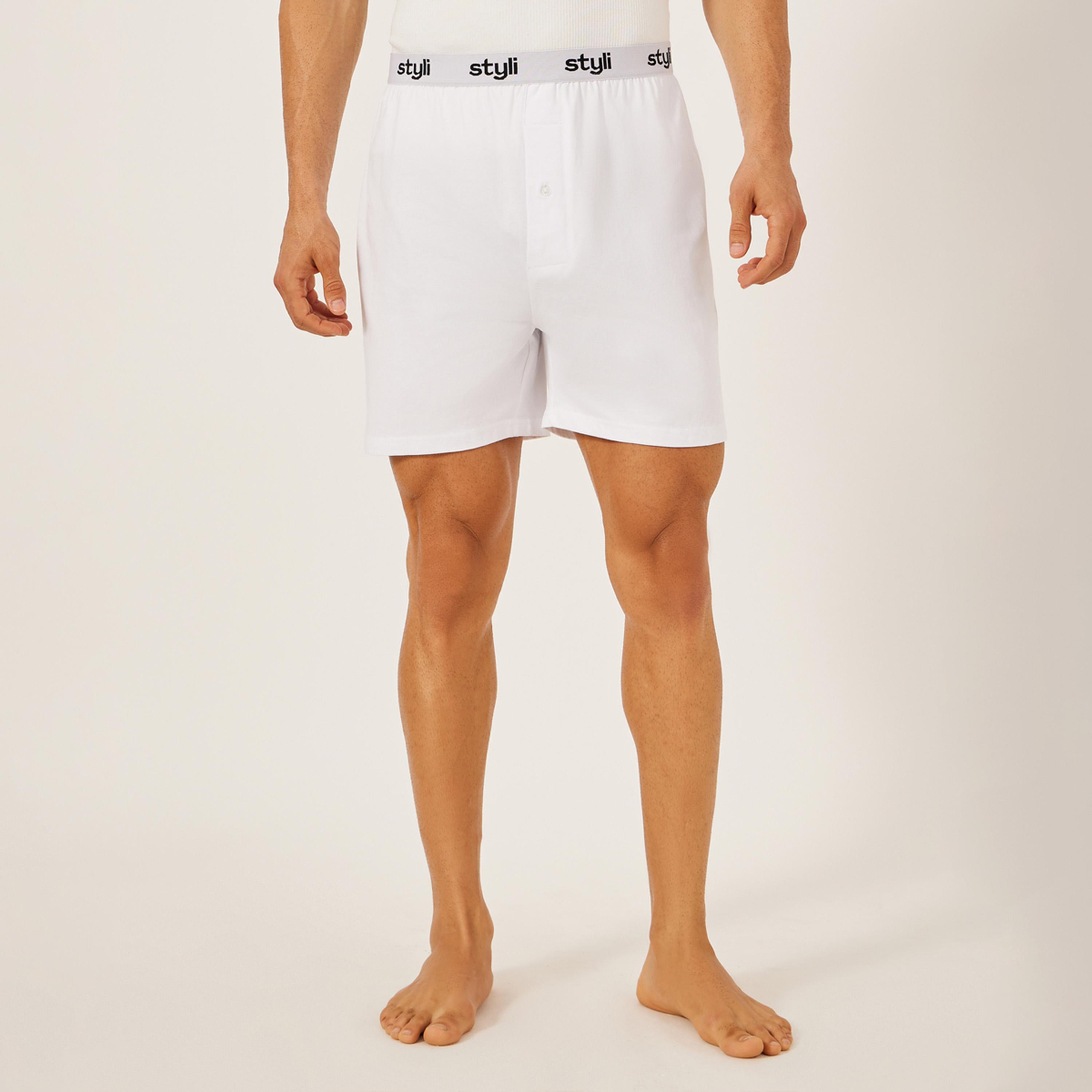 ستايلي - مجموعة من قطعتين - بوكسر محبوك بحزام خصر مطاطي-men-clothing-innerwear-underwear-image-6