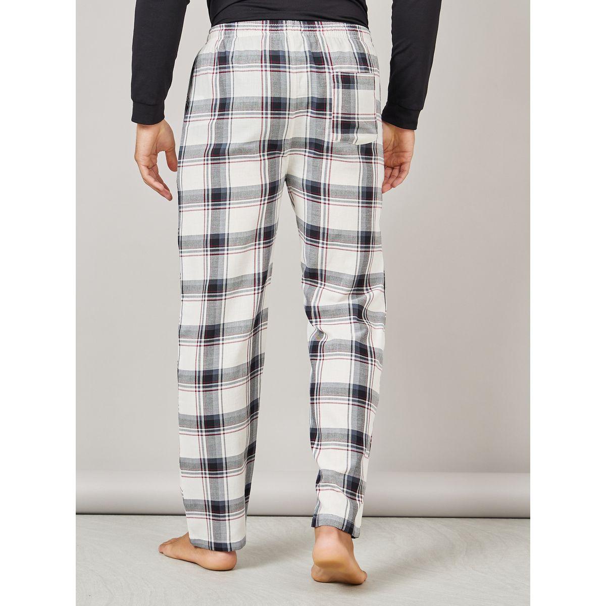 Styli Unwind Checkered Woven Straight Pyjama-men-clothing-nightwear-pyjamaandshorts-image-4