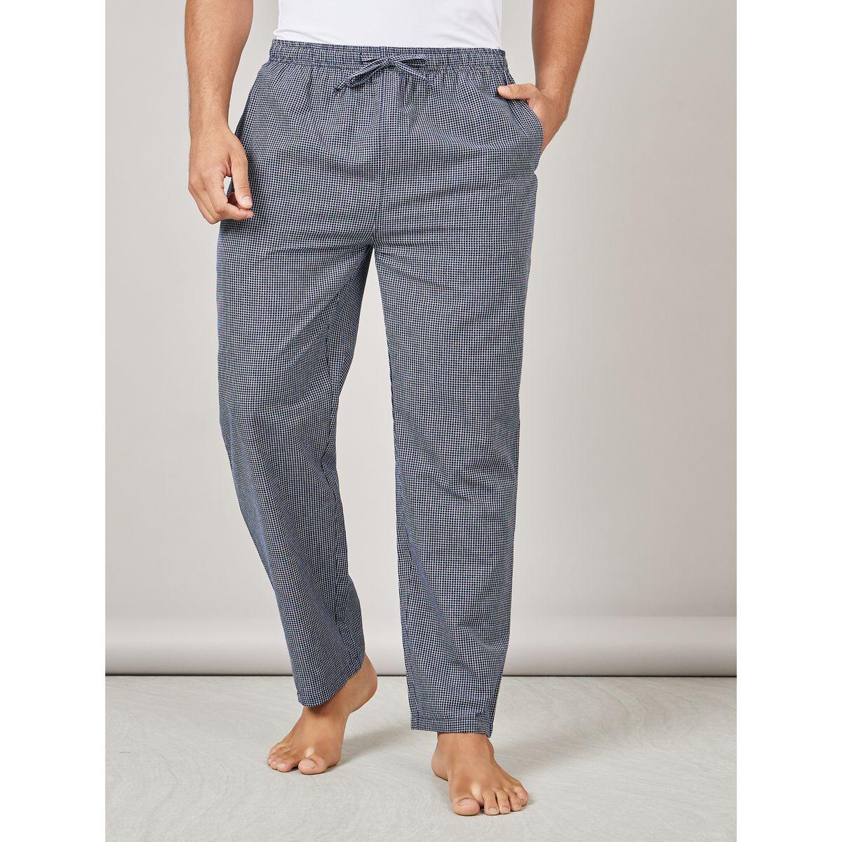Styli Unwind Checkered Woven Straight Pyjama-men-clothing-nightwear-pyjamaandshorts-image-2
