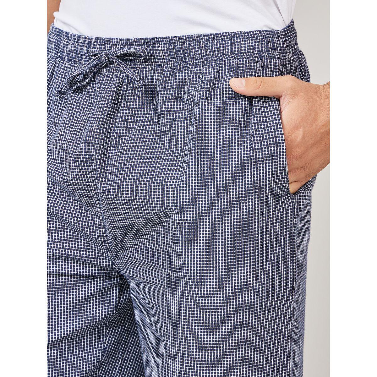 Styli Unwind Checkered Woven Straight Pyjama-men-clothing-nightwear-pyjamaandshorts-image-3