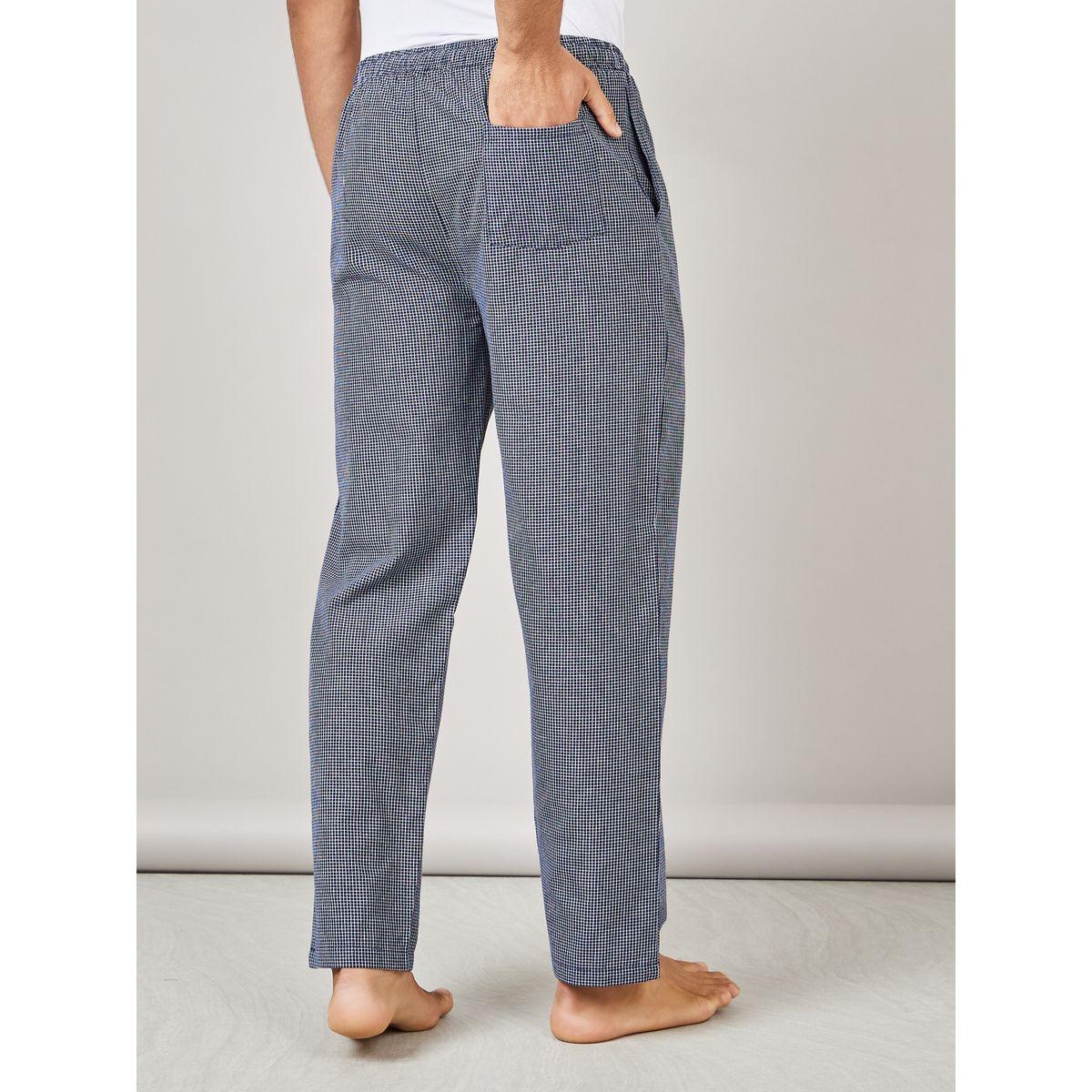 Styli Unwind Checkered Woven Straight Pyjama-men-clothing-nightwear-pyjamaandshorts-image-4