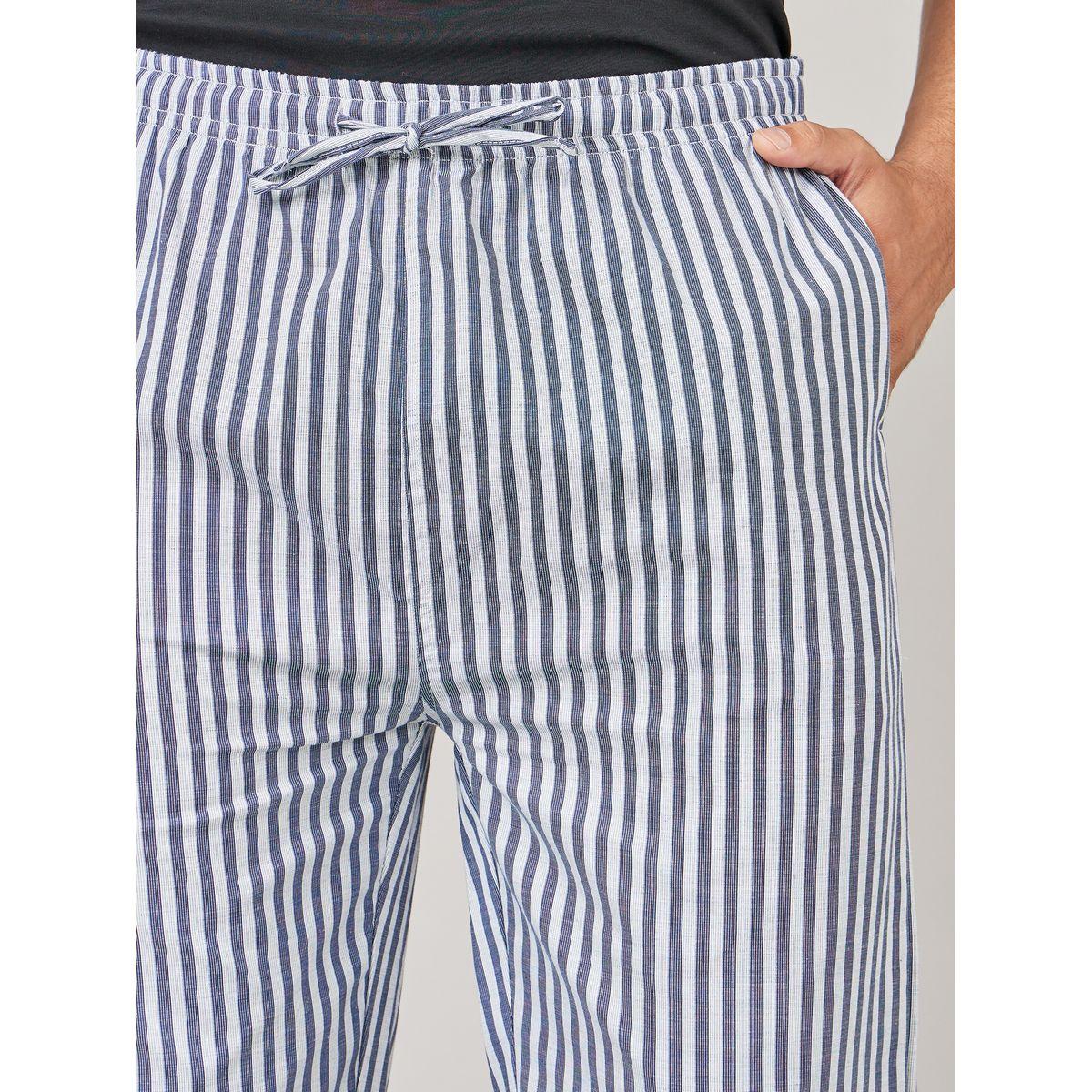 Styli Unwind Striped Woven Straight Pyjama-men-clothing-nightwear-pyjamaandshorts-image-3