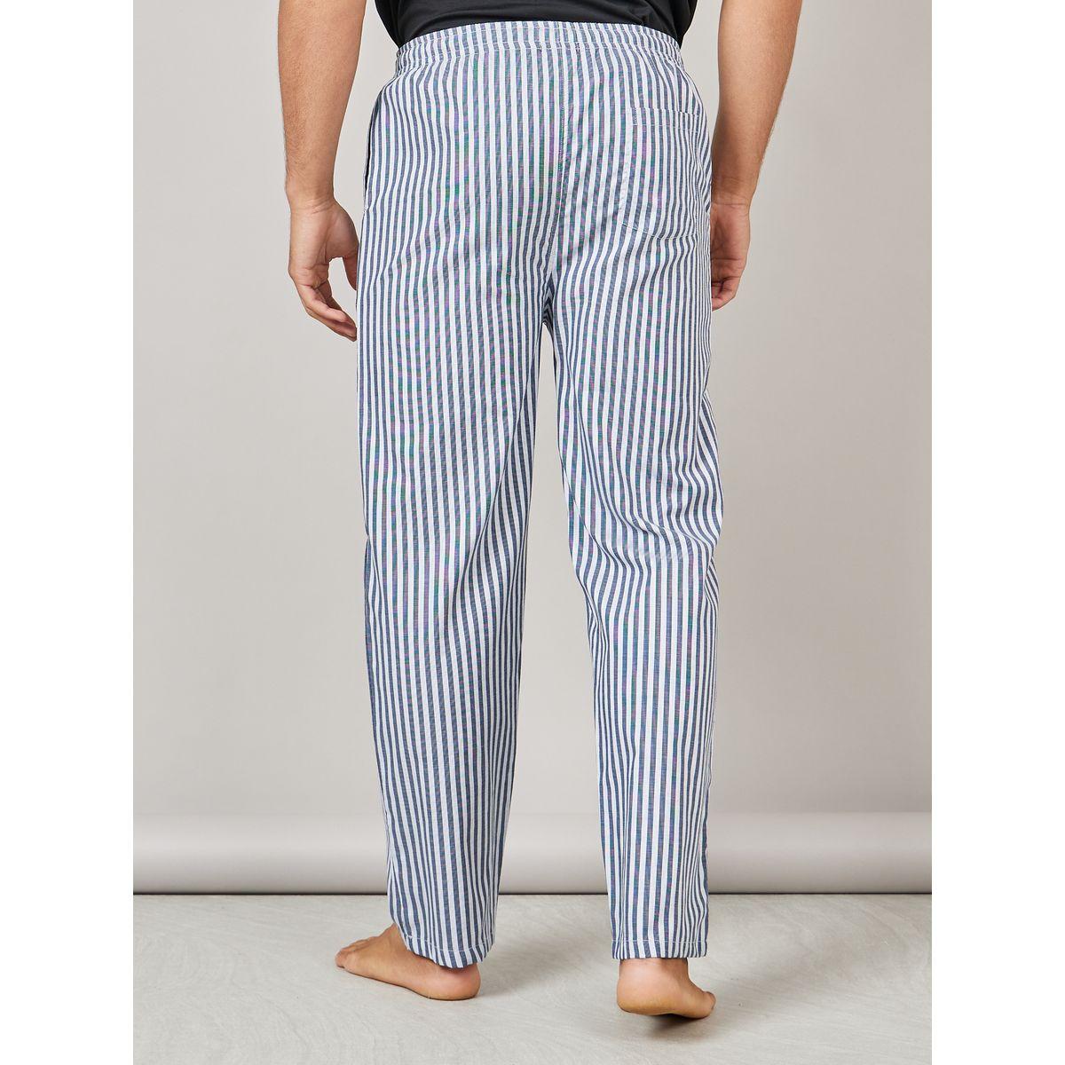 Styli Unwind Striped Woven Straight Pyjama-men-clothing-nightwear-pyjamaandshorts-image-4