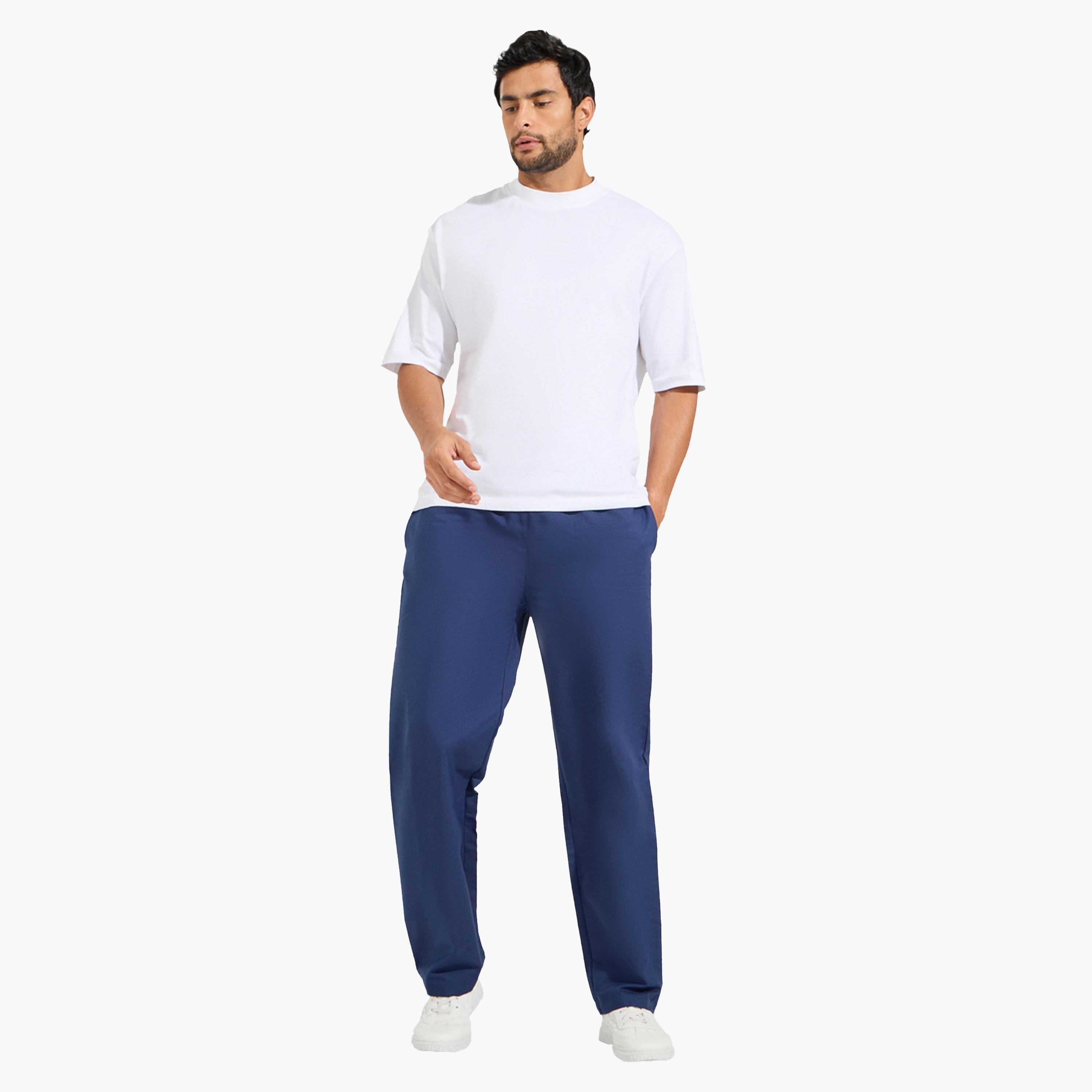 Styli Solid Woven Straight Pyjama-men-clothing-nightwear-pyjamaandshorts-image-2