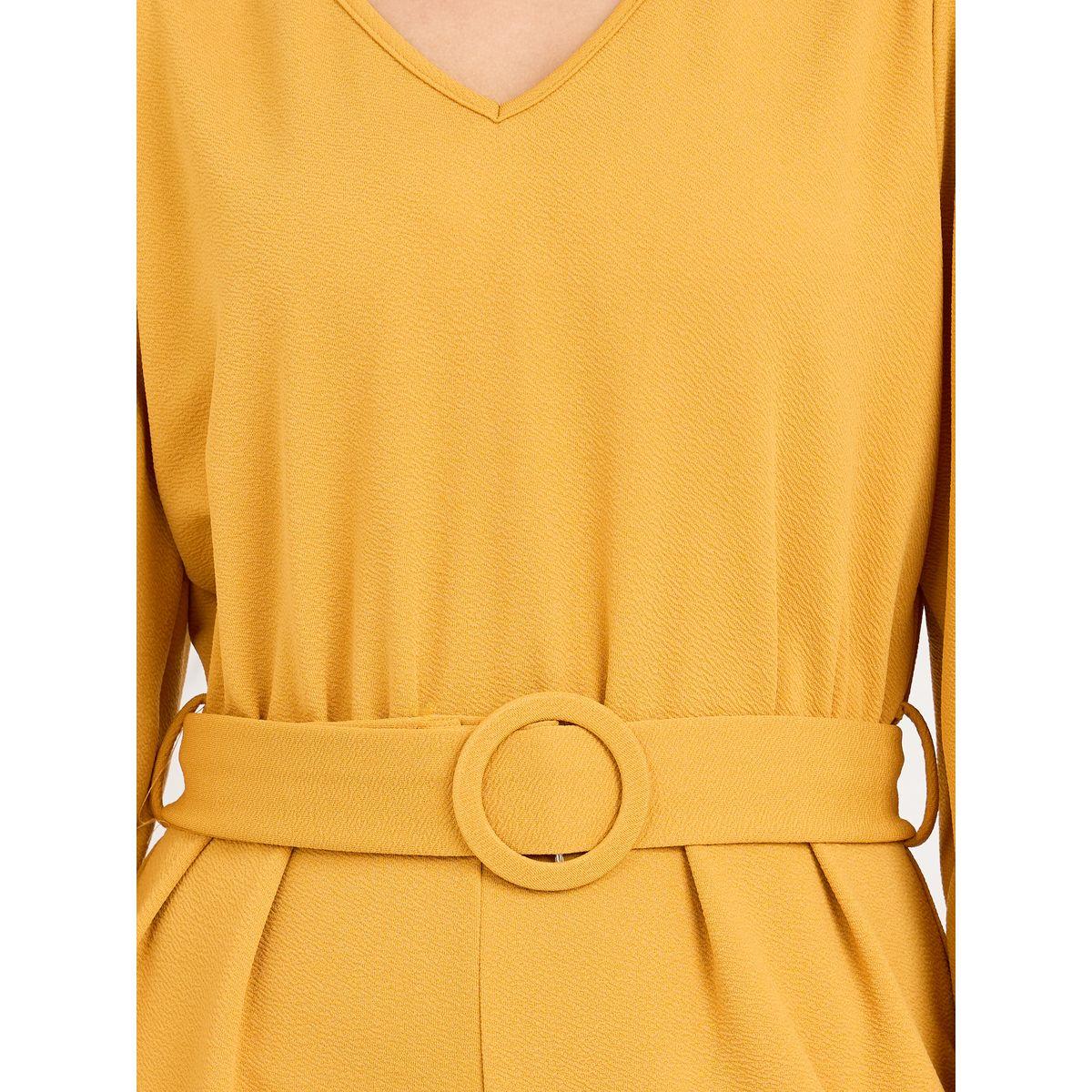 Styli Textured Knit Belted Wide Leg Jumpsuit-women-clothing-jumpsuits-image-3