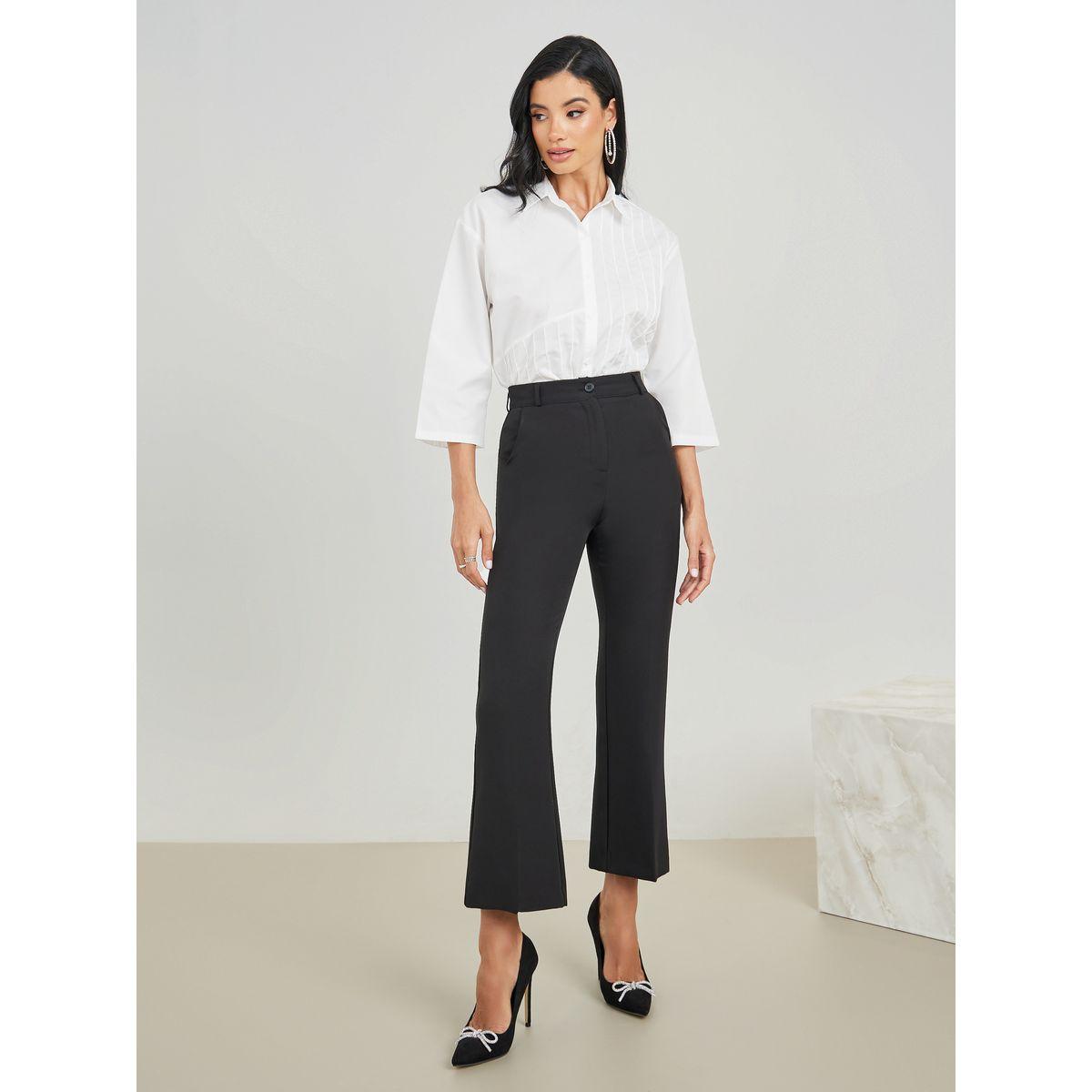 Styli Oversized Pleated Asymmetrical Hem Shirt-women-clothing-shirtsandblouses-shirts-image-3