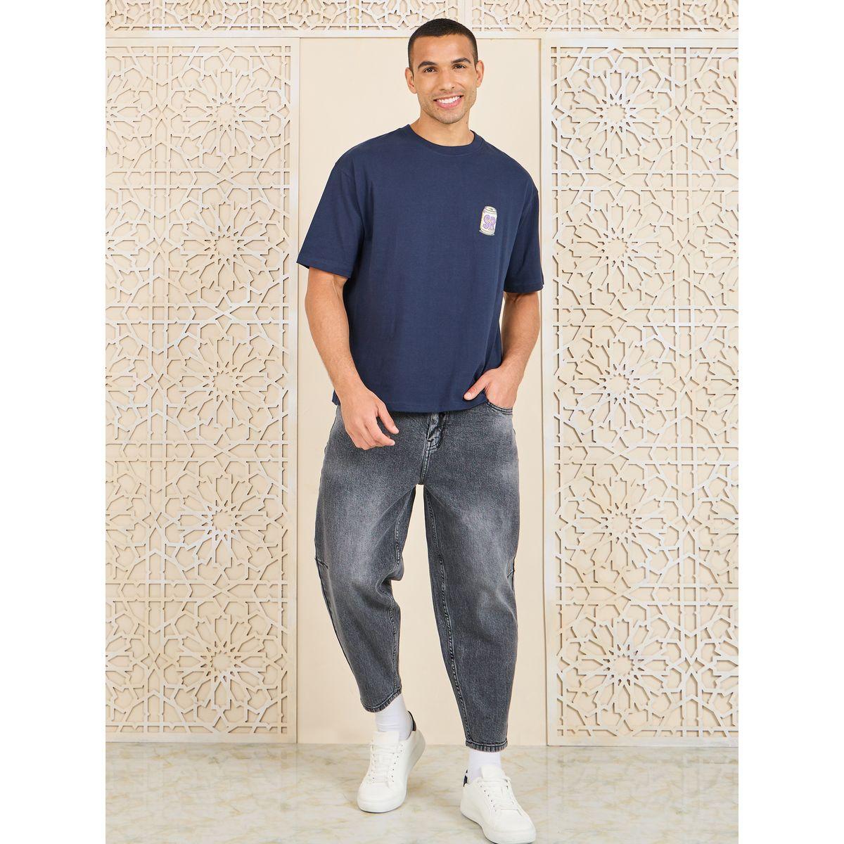 Styli Mid Wash Balloon Fit Knee Dart Jeans-men-clothing-bottoms-jeans-image-2
