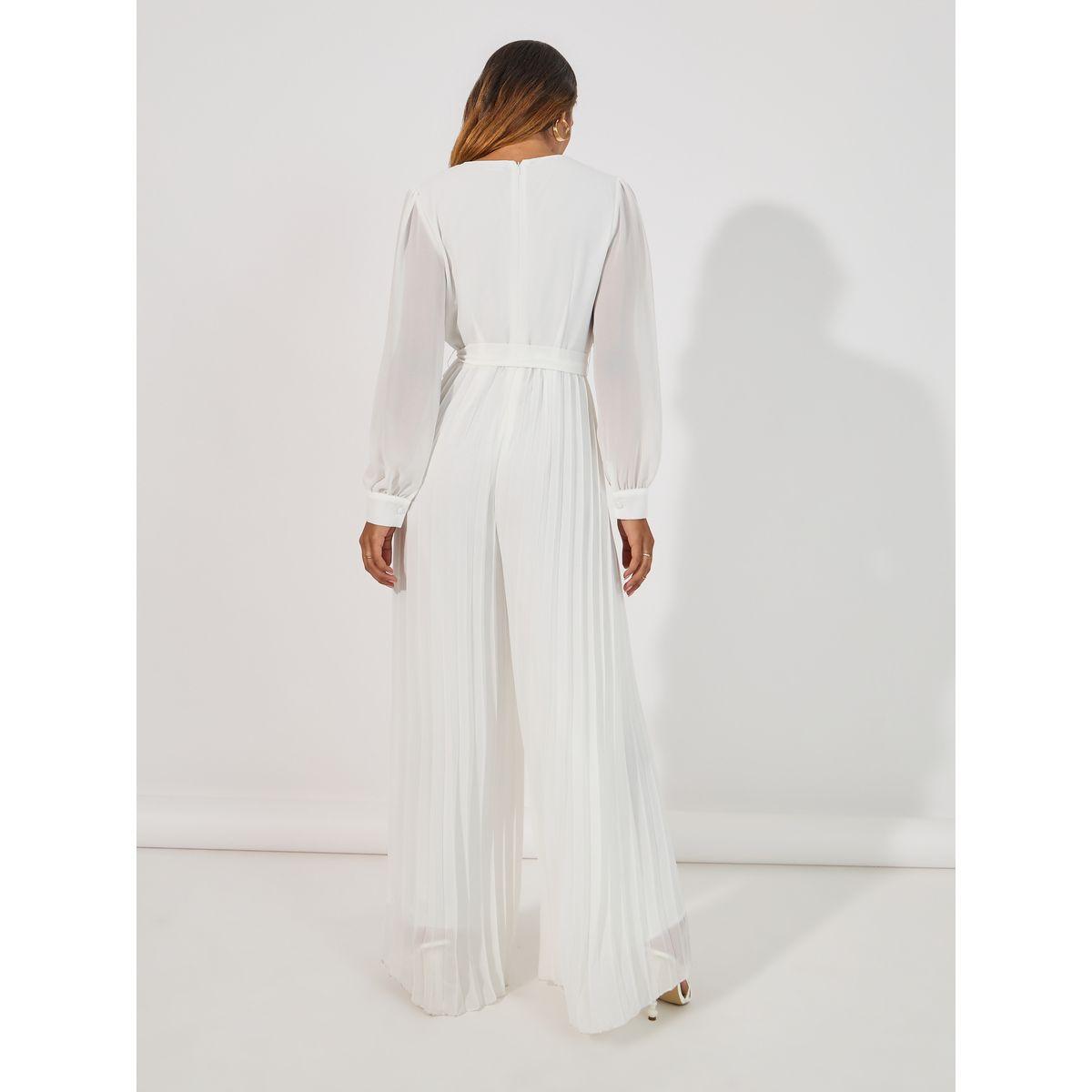 Styli Wide Leg Pleated Chiffon Jumpsuit-women-clothing-jumpsuits-image-7