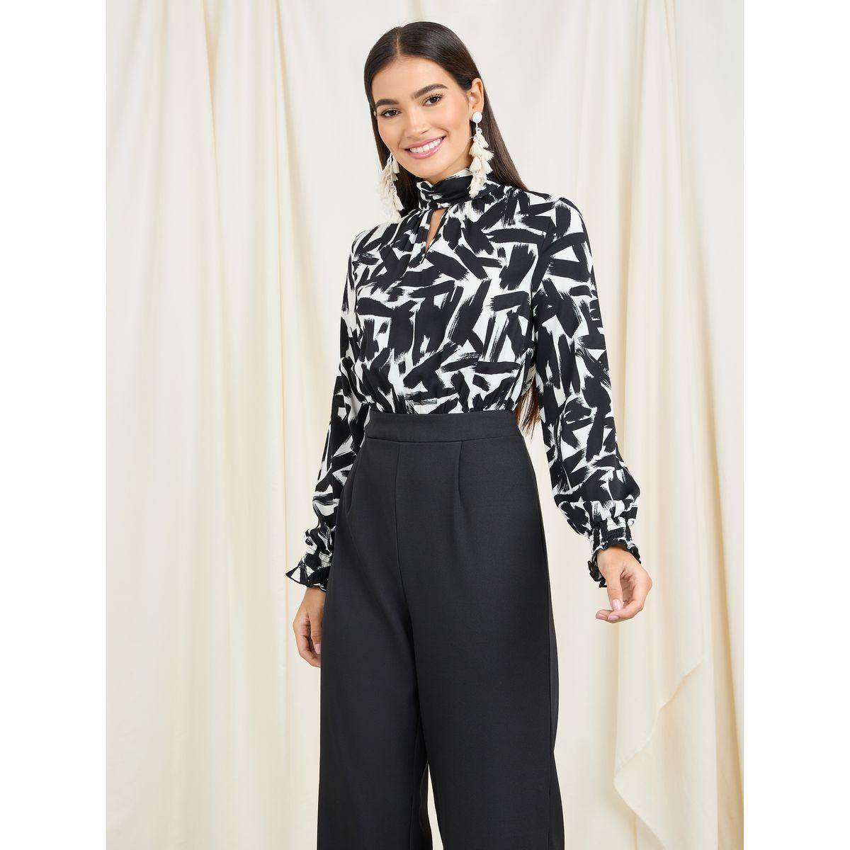 جمبسوت واسع الأرجل مع ياقة عالية-women-clothing-jumpsuits-image-3