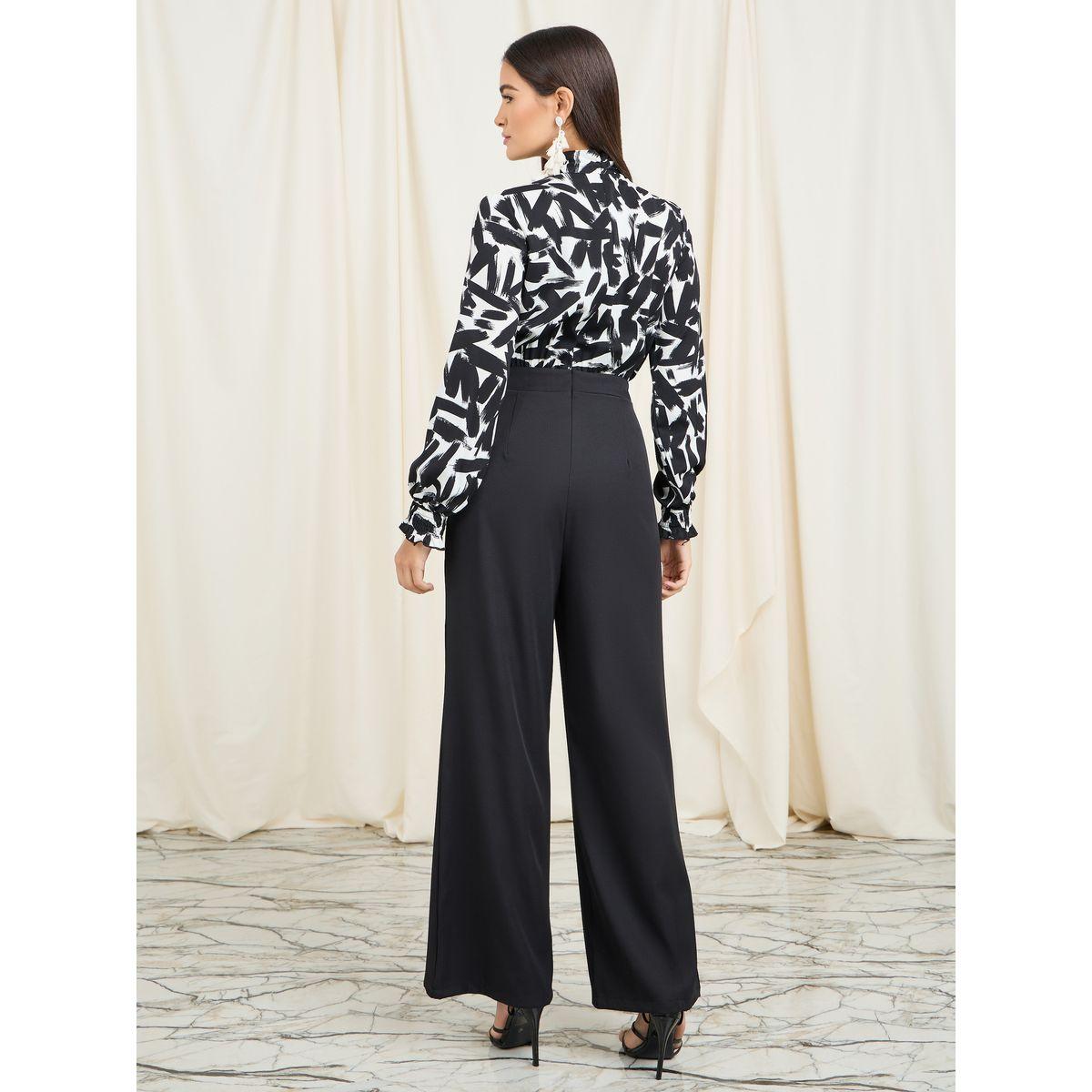 Styli Abstract Print High Neck Tailored Wide Leg Jumpsuit-women-clothing-jumpsuits-image-5