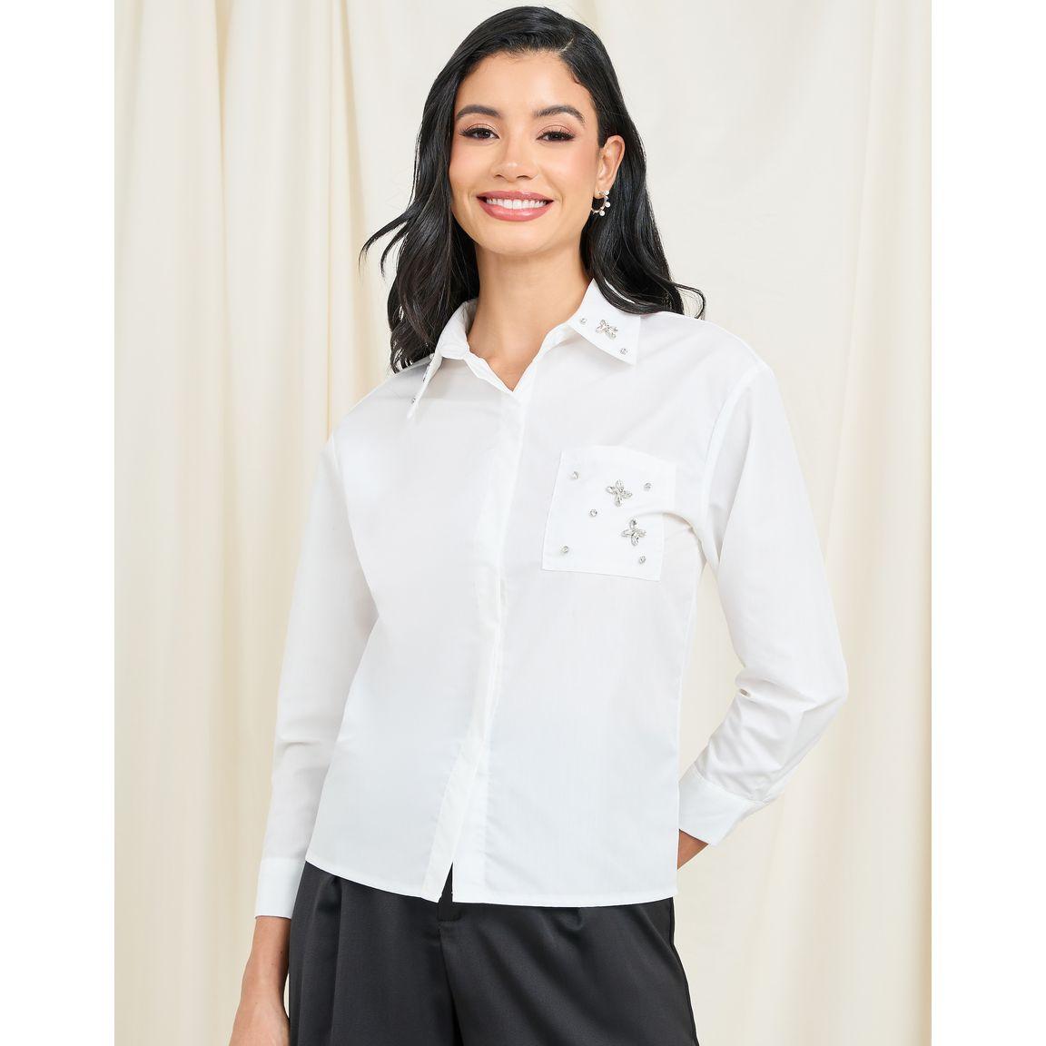 Styli Embellished Detail Button Front Shirt-women-clothing-shirtsandblouses-shirts-image-3