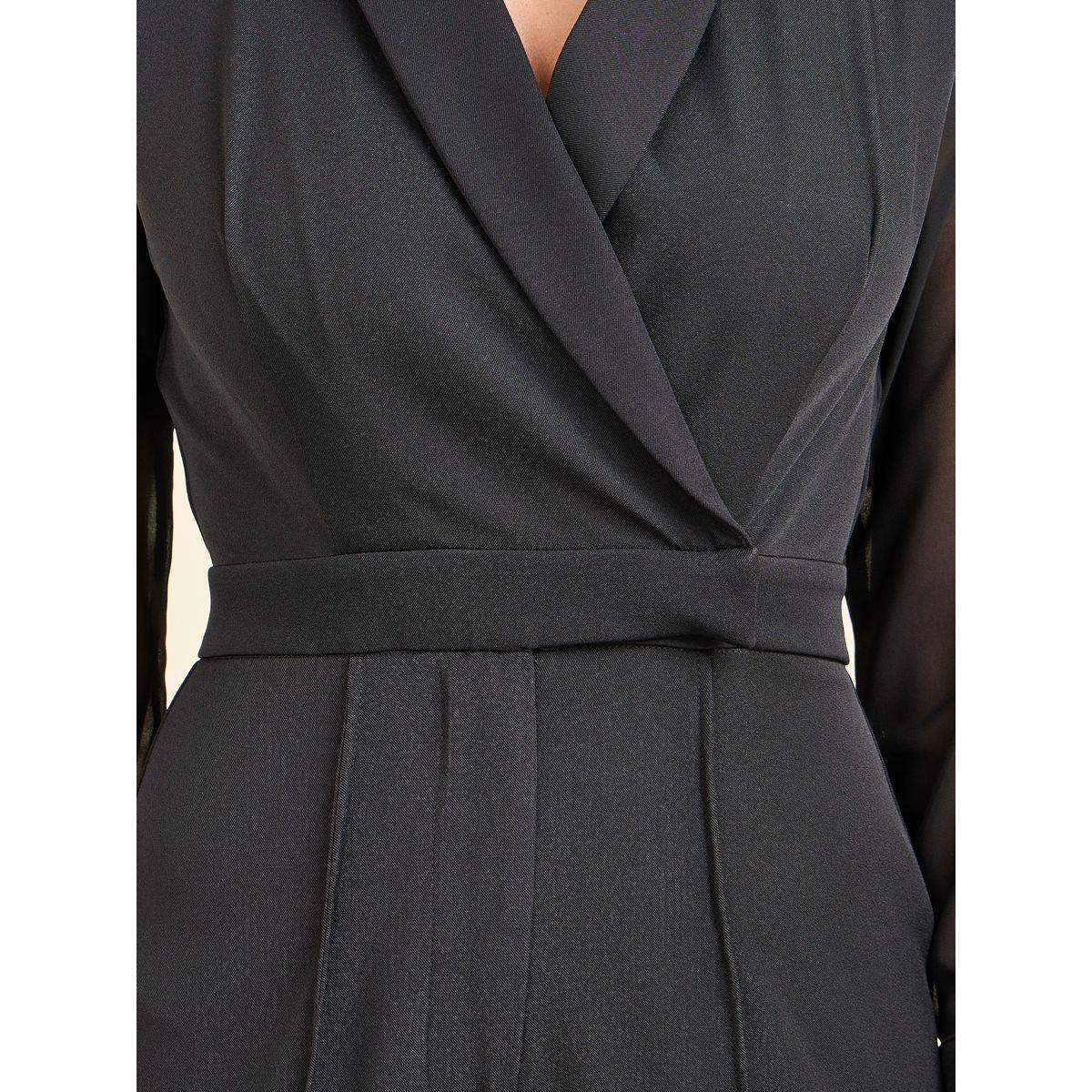 جمبسوت باكمام شيفون مع ارجل واسعة وحزوز-women-clothing-jumpsuits-image-3