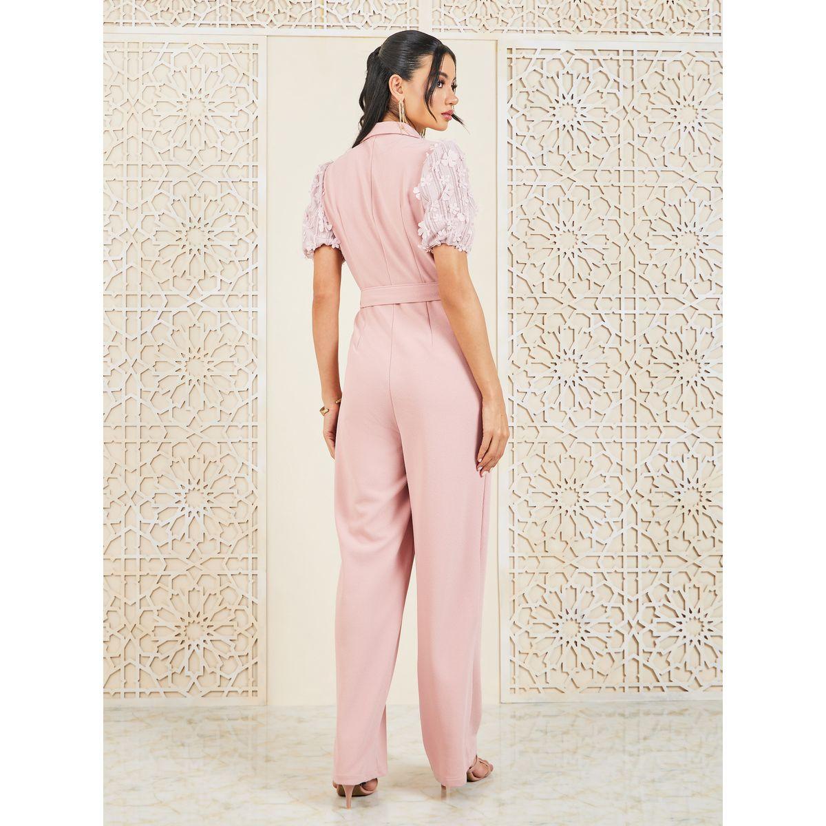 جمبسوت مزين بزهور مع قصة ارجل واسعة-women-clothing-jumpsuits-image-4