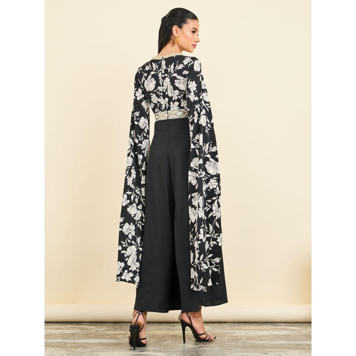 Styli Embellished Floral Print Wide Leg Jumpsuit-women-clothing-jumpsuits-image-4