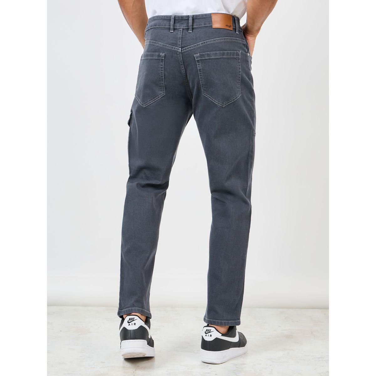 Styli Washed Cargo Relax Fit Jeans-men-clothing-bottoms-jeans-image-4