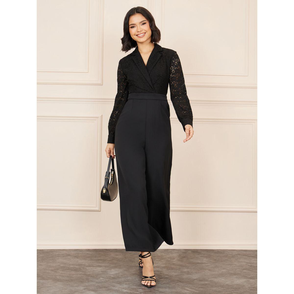 جمبسوت بارجل واسعة وياقة مدببة-women-clothing-jumpsuits-image-1