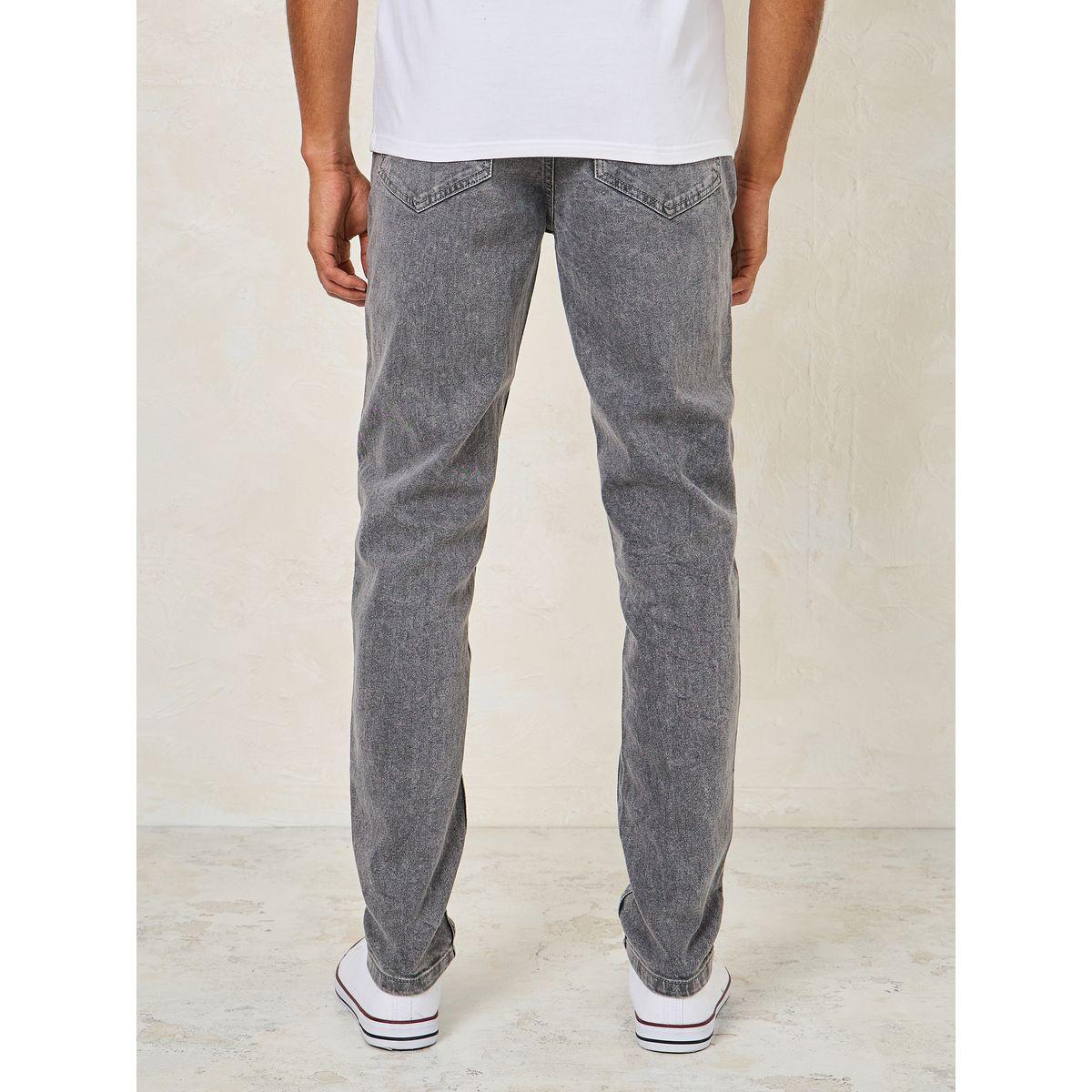 Styli Mid Wash Slim Fit Jeans with Pockets-men-clothing-bottoms-jeans-image-4