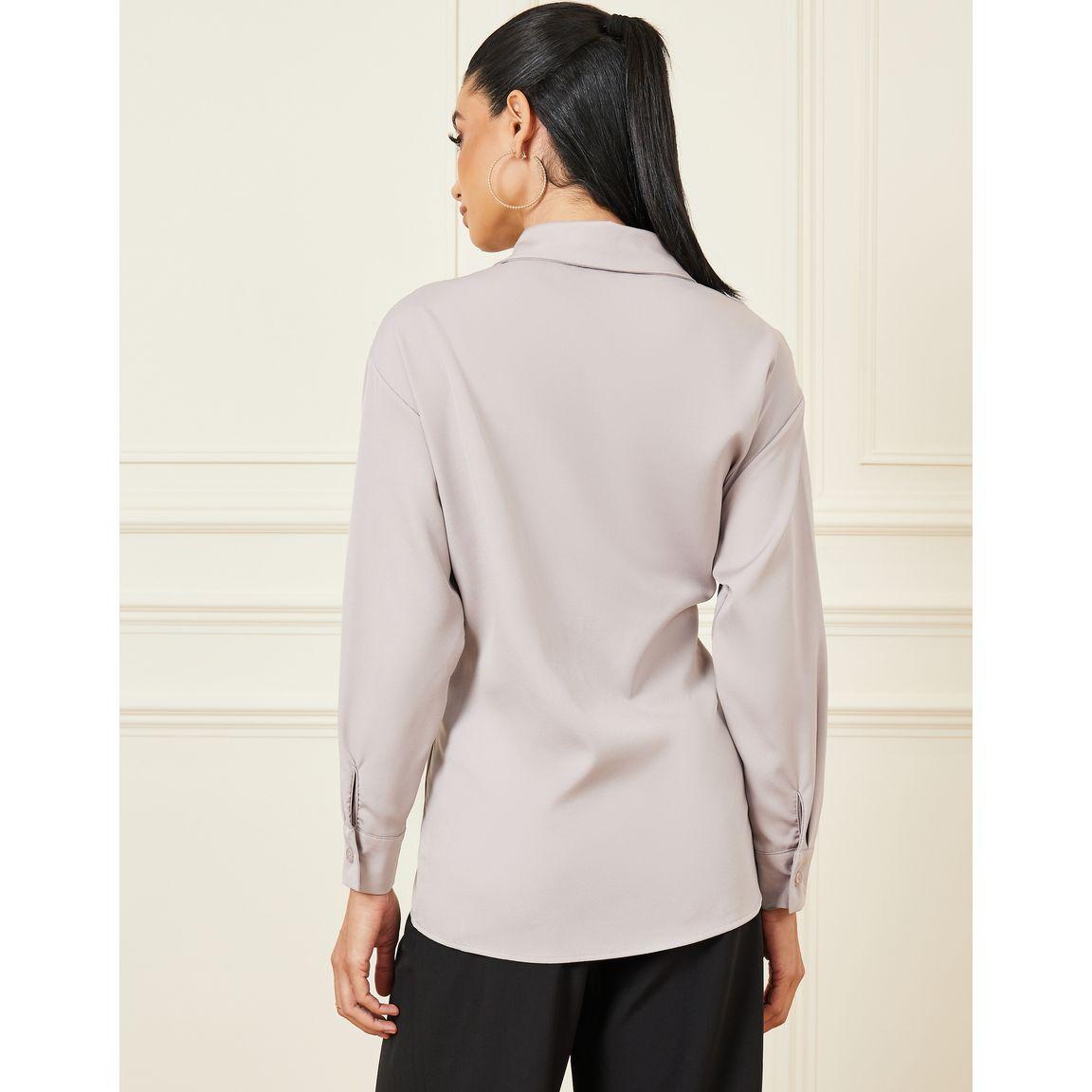 Styli Belt Detail Shirt with Button Placket-women-clothing-shirtsandblouses-shirts-image-4