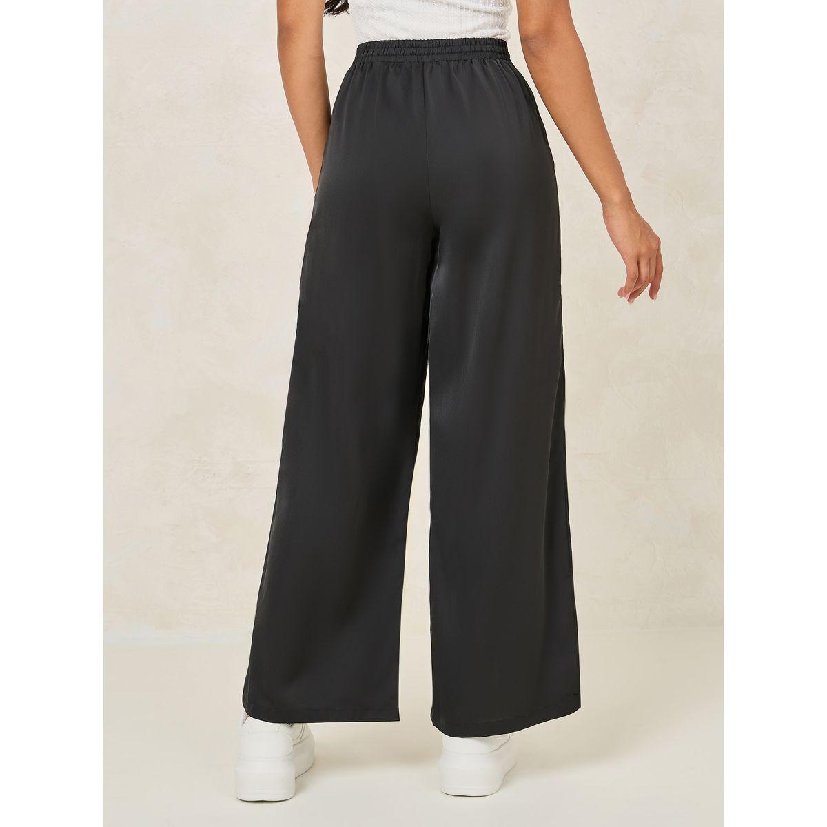 بنطال ساتان بقصة مستقيمة واربطة-women-clothing-bottoms-trousers-image-4