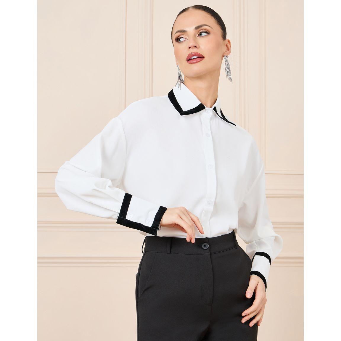 بلوزة بتداخلات محزوزة واكمام طويلة-women-clothing-shirtsandblouses-shirts-image-1
