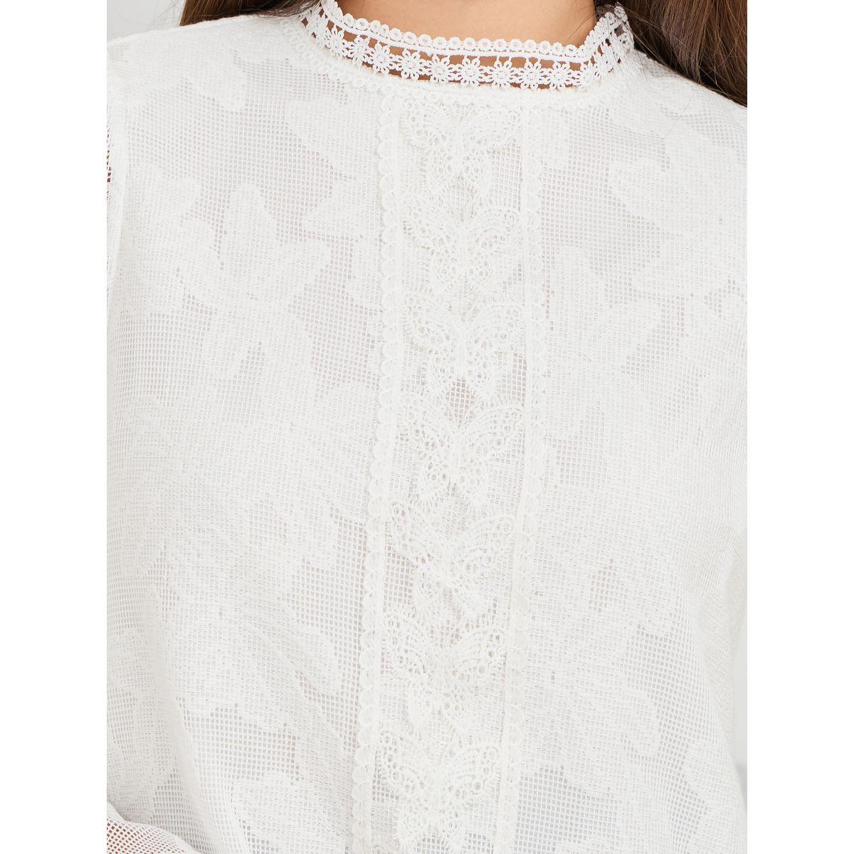 Styli Floral All Over Lace High Neck Long Sleeve Blouse-women-clothing-shirtsandblouses-blouses-image-4