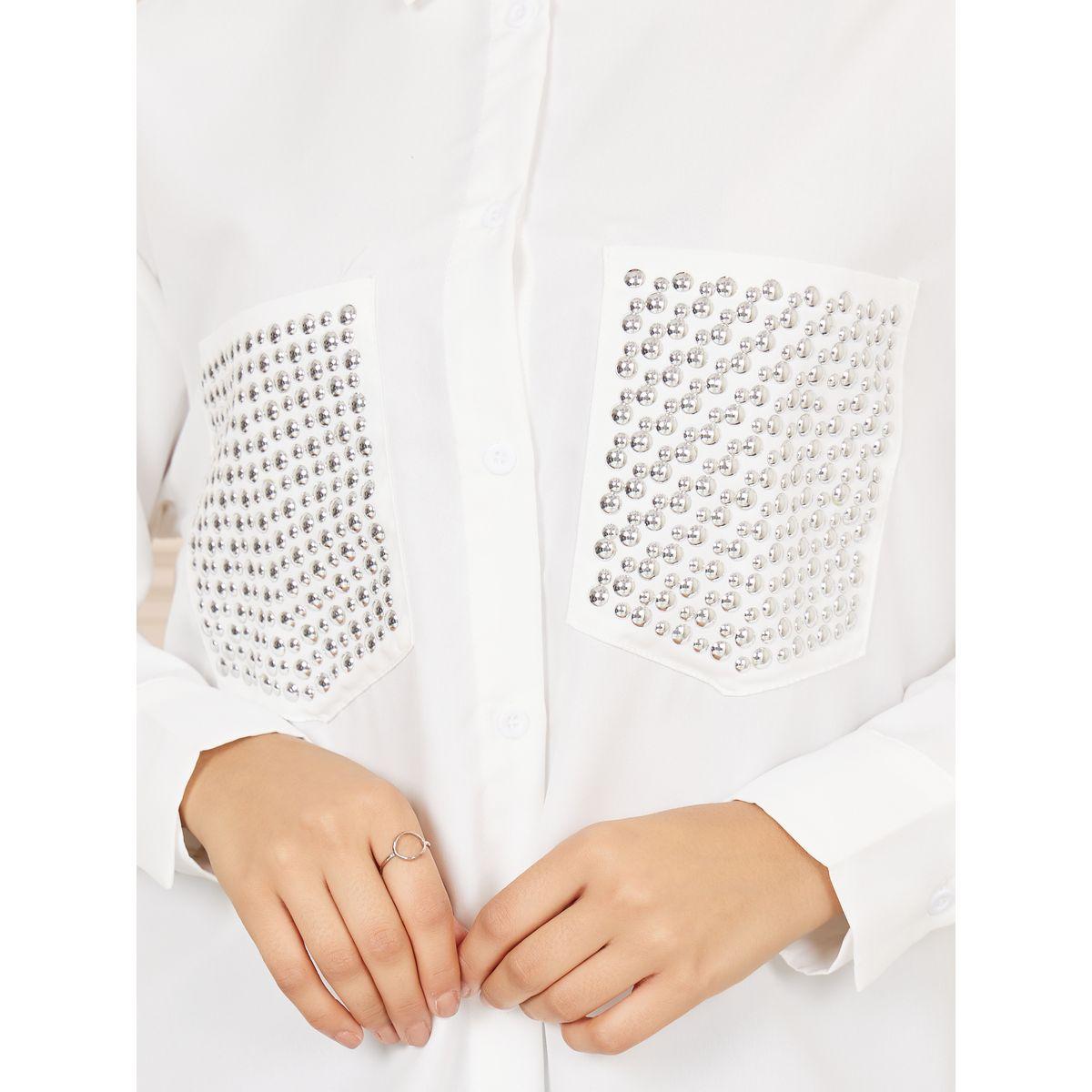 Styli Oversized Embellished Pocket Detail Shirt-women-clothing-shirtsandblouses-shirts-image-3