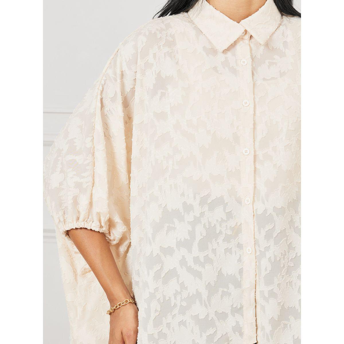بلوزة طويلة بحافة غير متماثلة الطول-women-clothing-shirtsandblouses-shirts-image-3