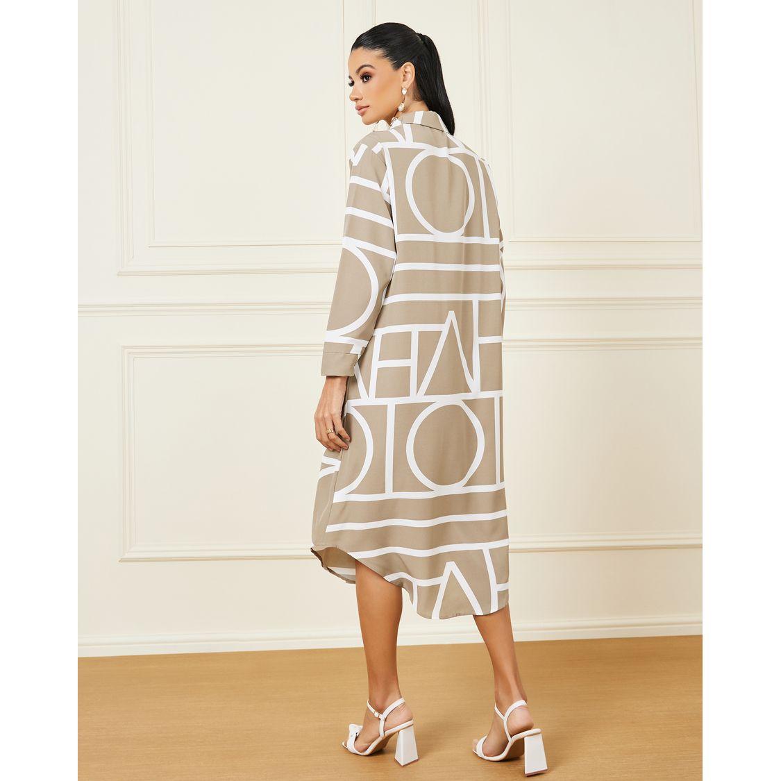 Styli Geo Print Curved Hem Longline Shirt-women-clothing-shirtsandblouses-shirts-image-5