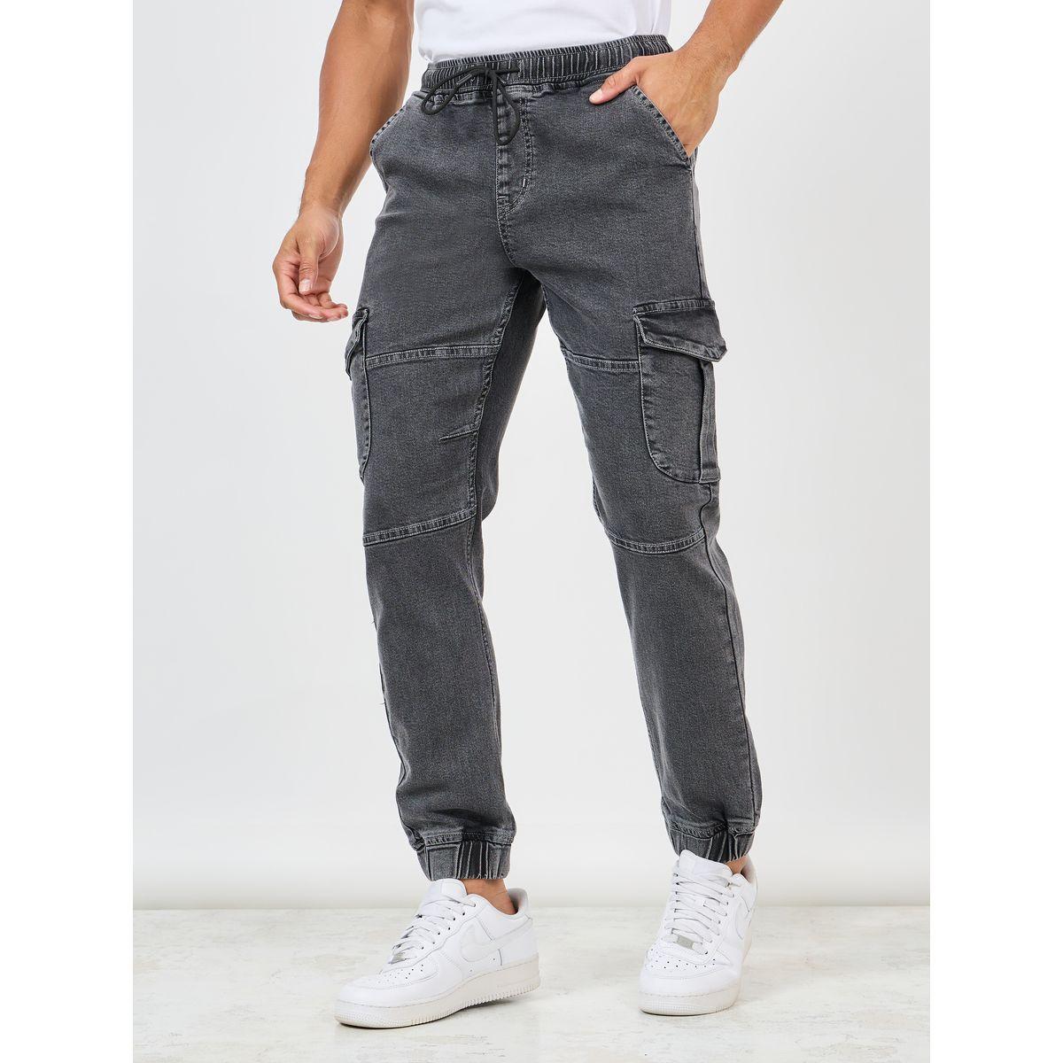 Styli  Premium Stretch Stitch Detail Slim Fit Cargo Cuff Jeans-men-clothing-bottoms-jeans-image-5