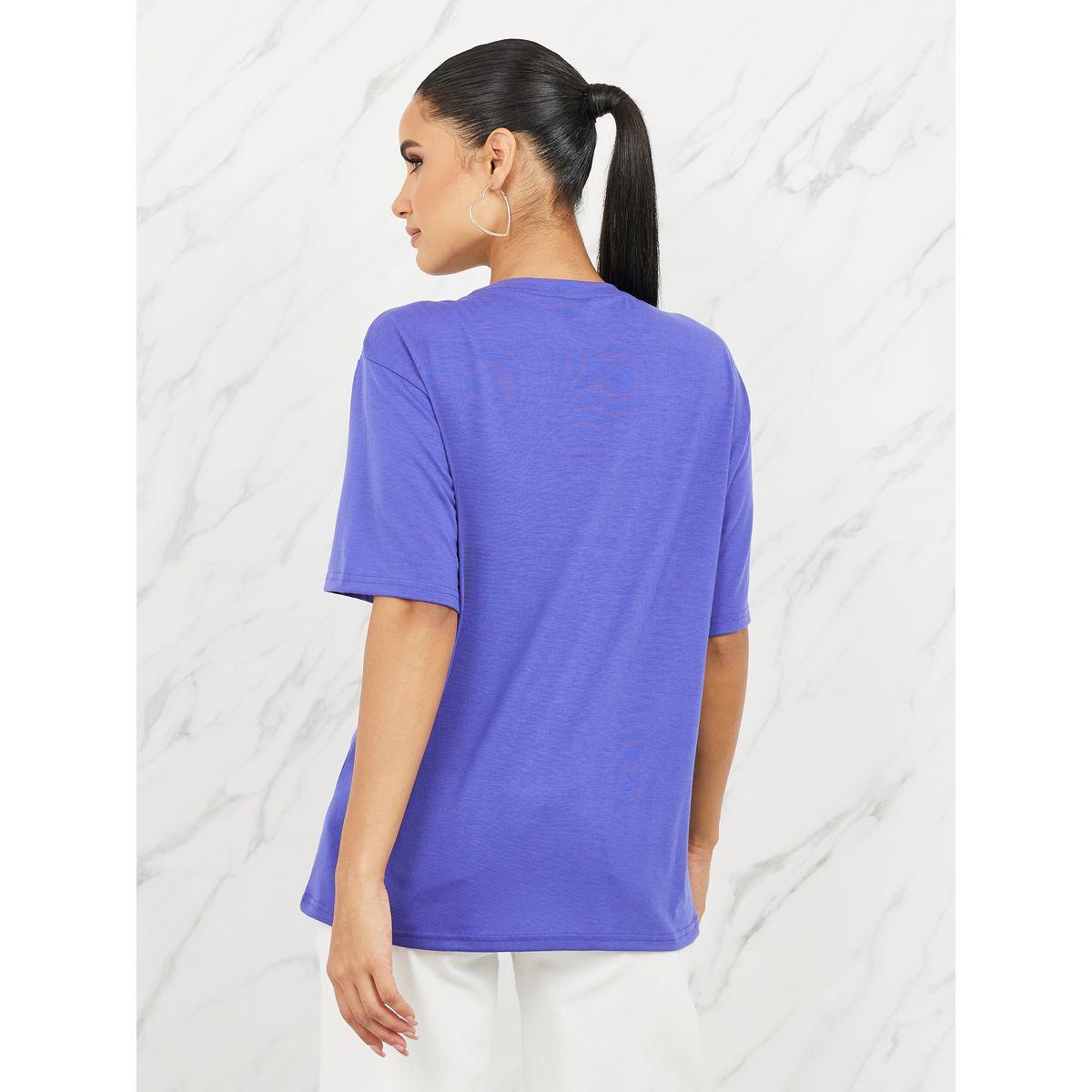 Styli Oversized Beautiful Embellished Round Neck T-shirt-women-clothing-tshirts-image-5