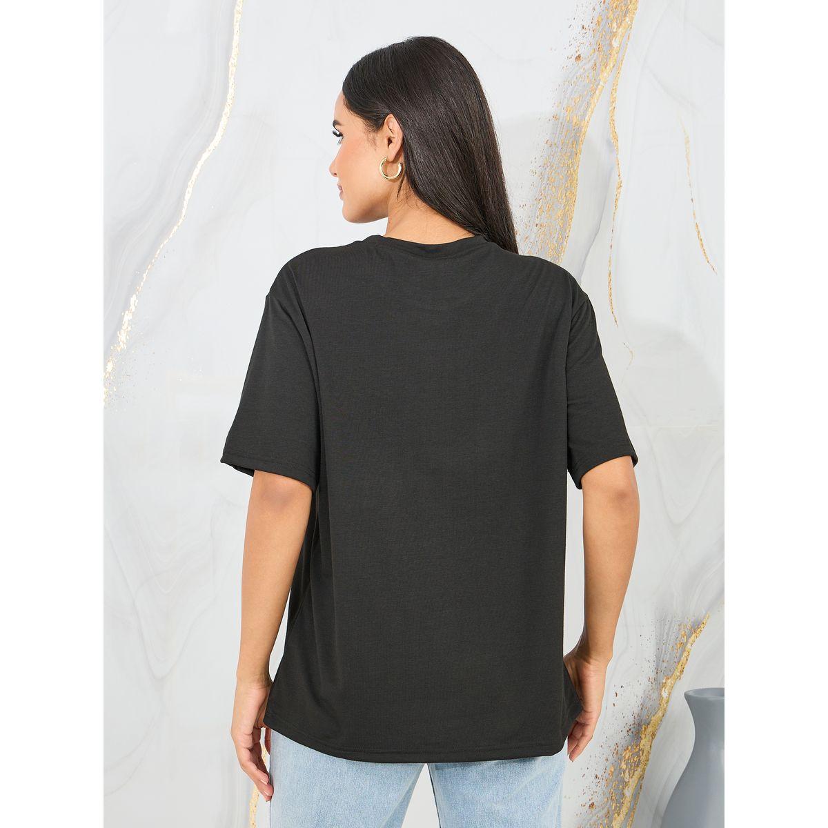 Styli Oversized Embellished Slogan Drop Shoulder T-Shirt-women-clothing-tshirts-image-4