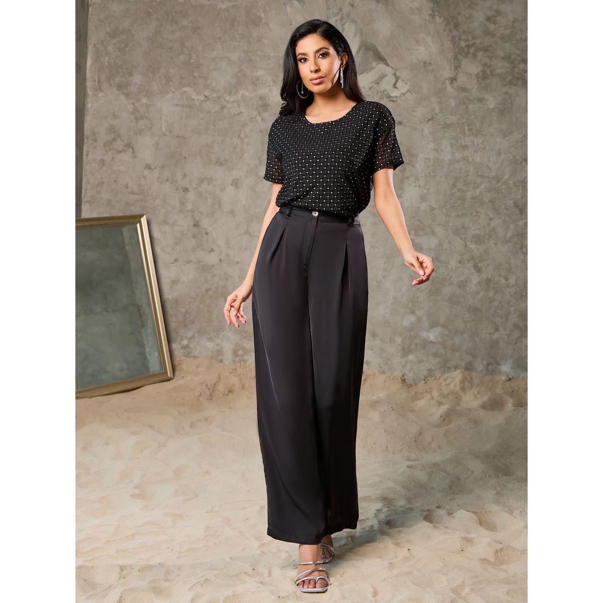 Styli Embellished Drop Shoulder Boxy Fit T-shirt-women-clothing-tshirts-image-1