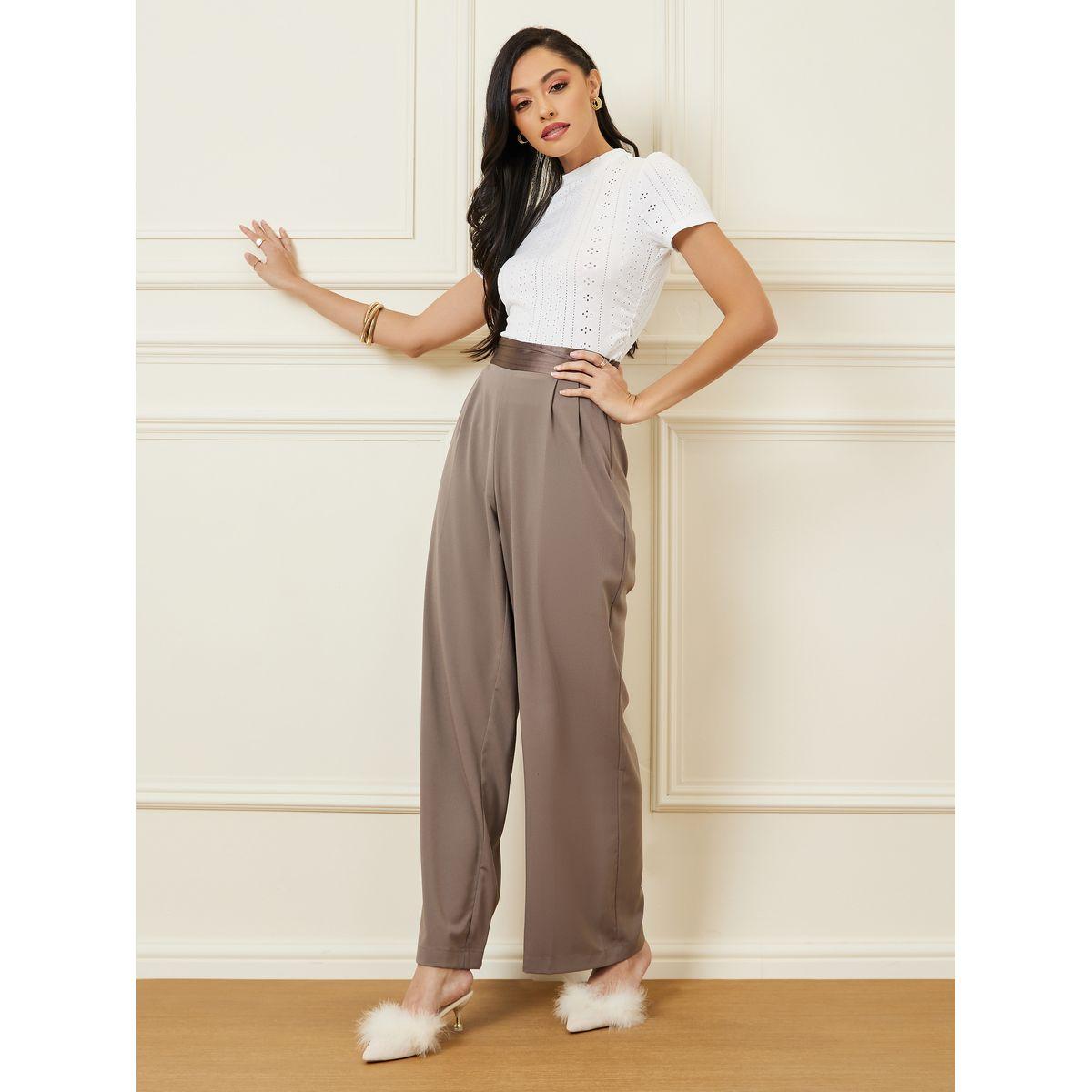 تيشيرت مُطرّز بياقة عالية-women-clothing-tshirts-image-2