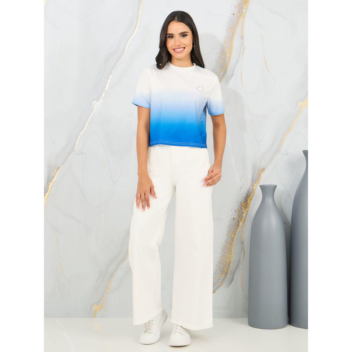 Styli Ombre Print High Neck Boxy T-Shirt-women-clothing-tshirts-image-2