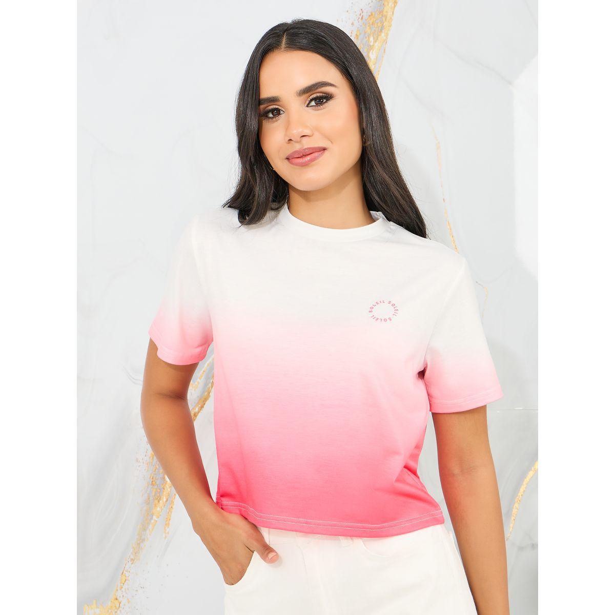 Styli Ombre Print High Neck Boxy T-Shirt-women-clothing-tshirts-image-1