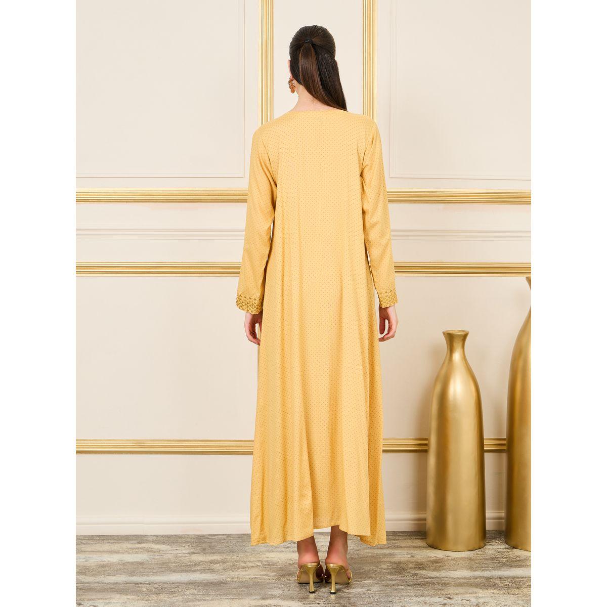 جلابية بتفاصيل مُطرّزة وطبعة بالكامل-women-arabicclothing-jalabiyas-image-5