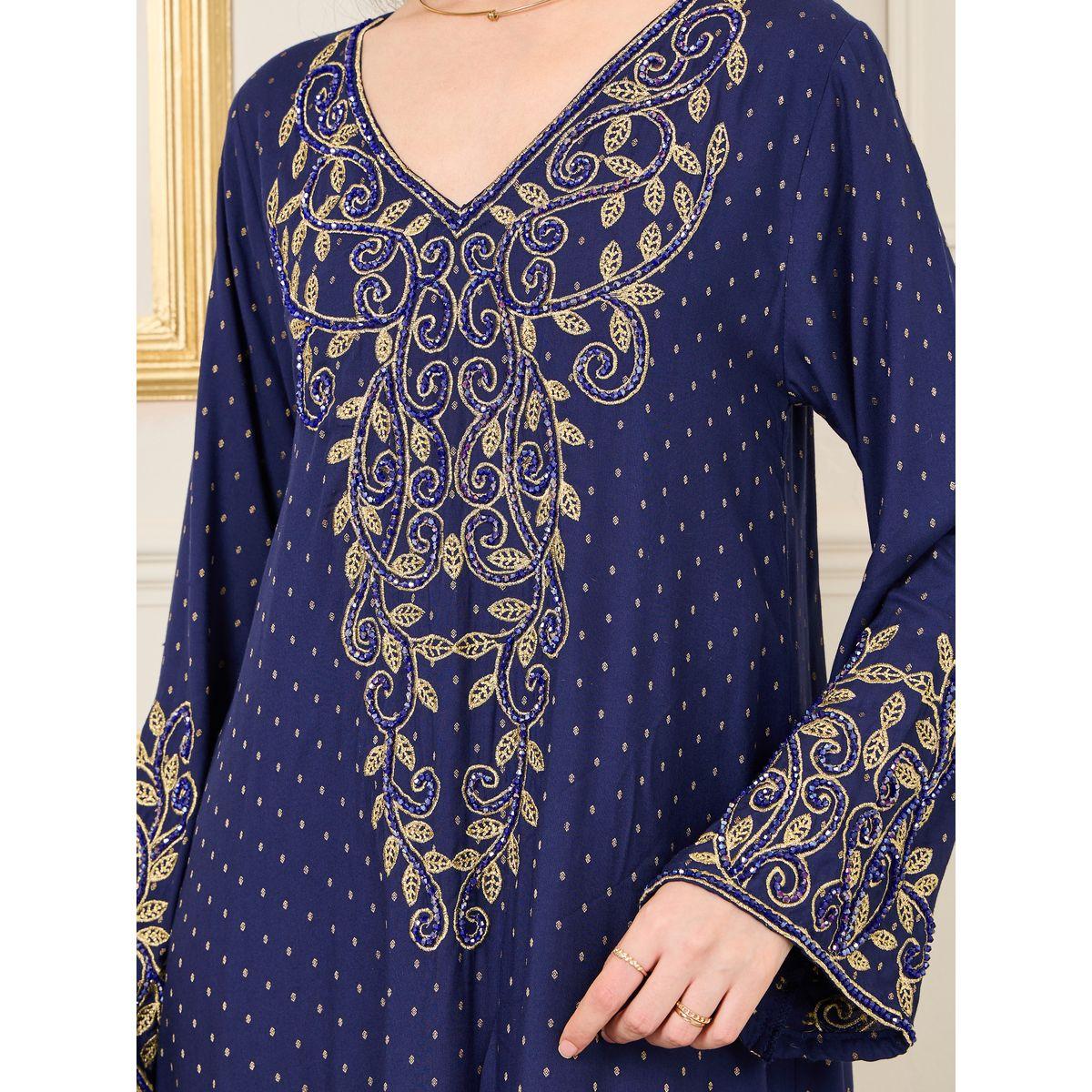 Styli Hand Embroidered Jalabiya-women-arabicclothing-jalabiyas-image-3