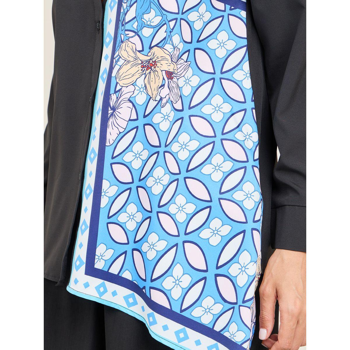 Styli Abstract Print Asymmetric Hem Shirt-women-clothing-shirtsandblouses-shirts-image-3