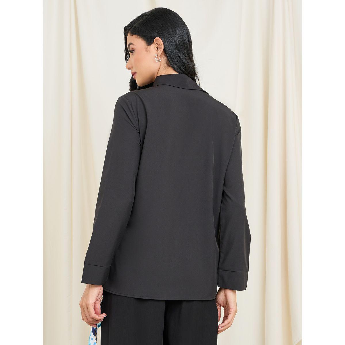 Styli Abstract Print Asymmetric Hem Shirt-women-clothing-shirtsandblouses-shirts-image-4