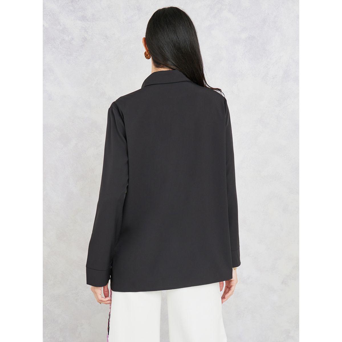 Styli Abstract Print Asymmetric Hem Shirt-women-clothing-shirtsandblouses-shirts-image-4