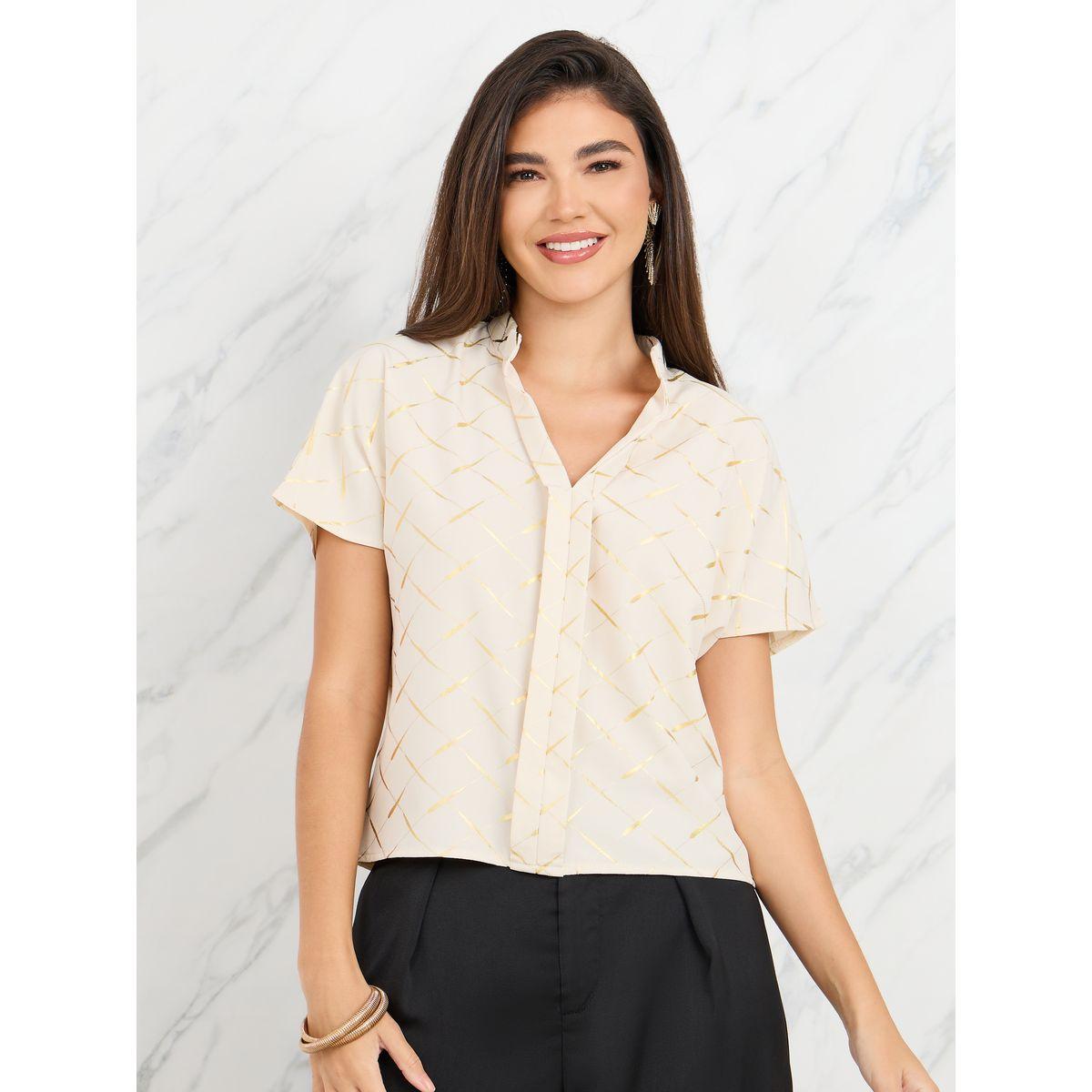 بلوزة بطبعة فويل وياقة مدببة-women-clothing-shirtsandblouses-blouses-image-3