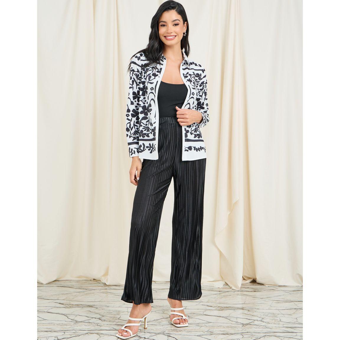 Styli Monochrome All Over Floral Print Shirt-women-clothing-shirtsandblouses-shirts-image-2