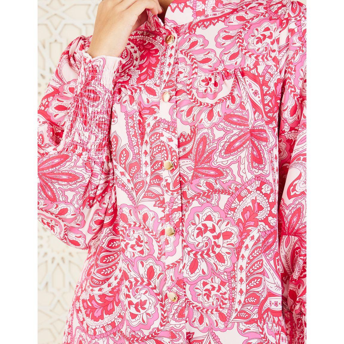 بلوزة بياقة ماندارين واكمام طويلة-women-clothing-shirtsandblouses-shirts-image-3