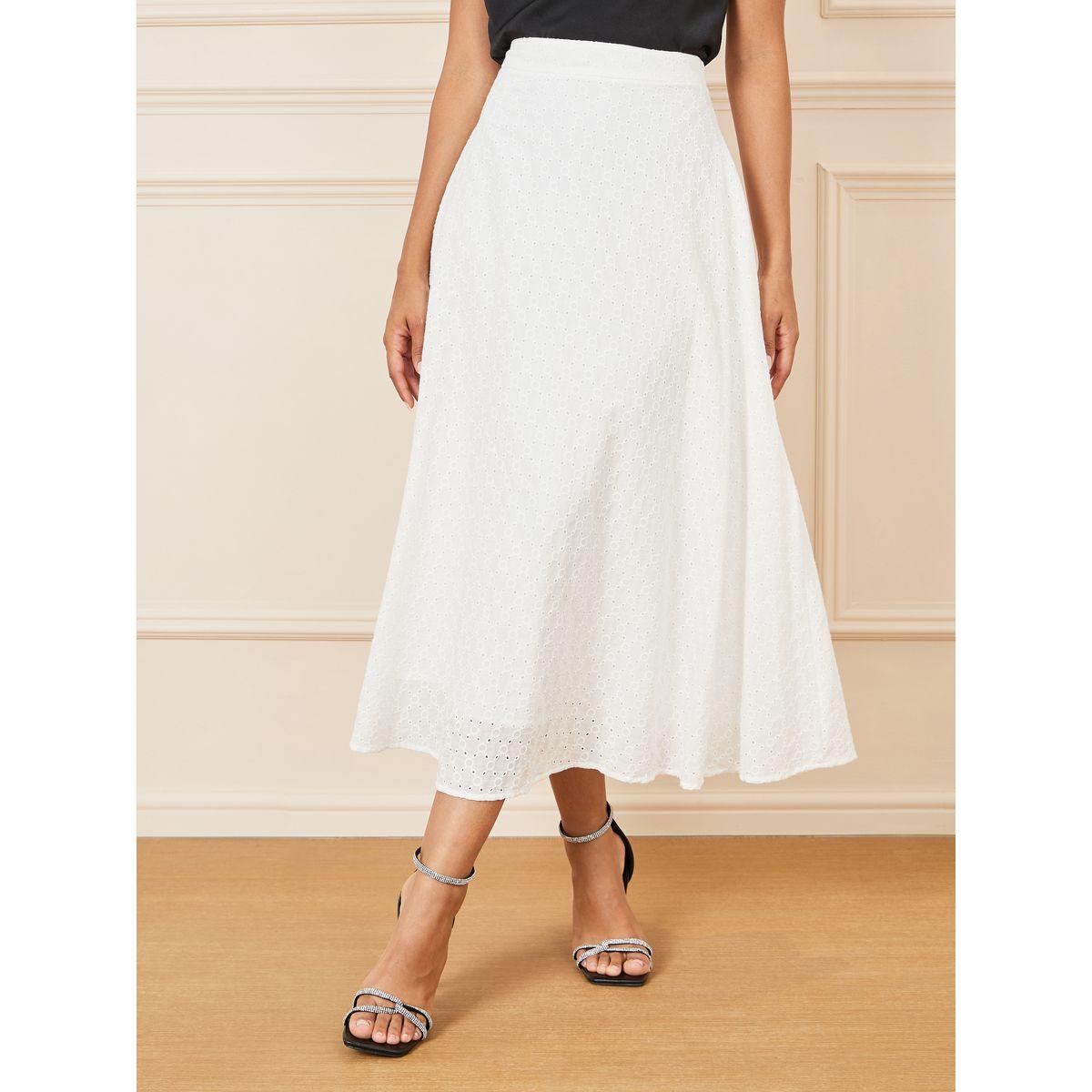 Styli Schiffli High Rise A-Line Maxi Skirt-women-clothing-bottoms-skirts-image-1