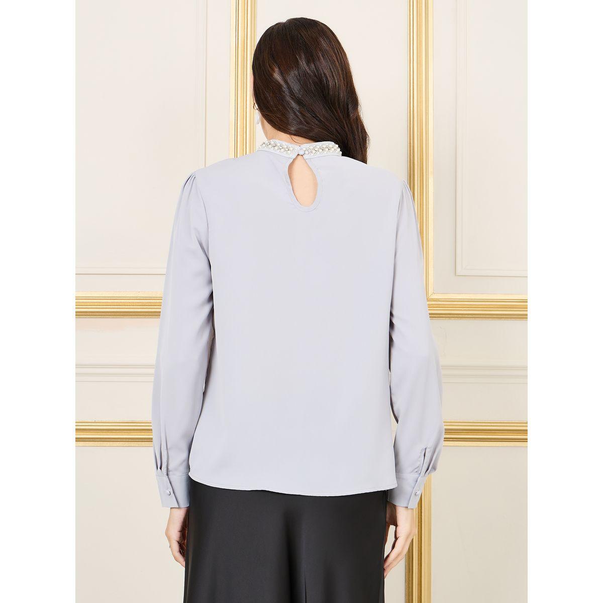 بلوزة بياقة عالية واكمام طويلة-women-clothing-shirtsandblouses-blouses-image-5