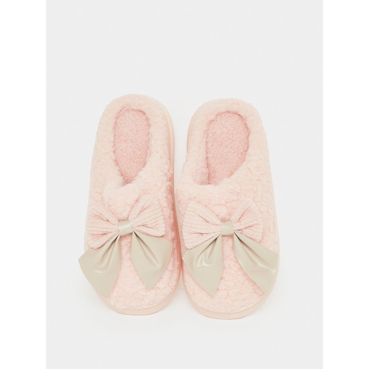 شبشب غرفة نوم مزبن بفيونكة-women-shoes-bedroomslippers-image-2