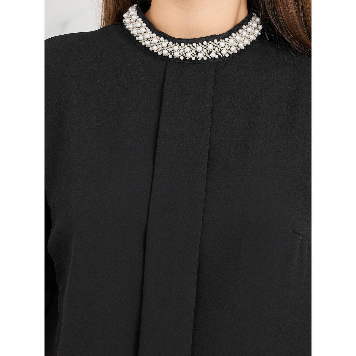 بلوزة مزينة بكسرات وياقة عالية-women-clothing-shirtsandblouses-blouses-image-4