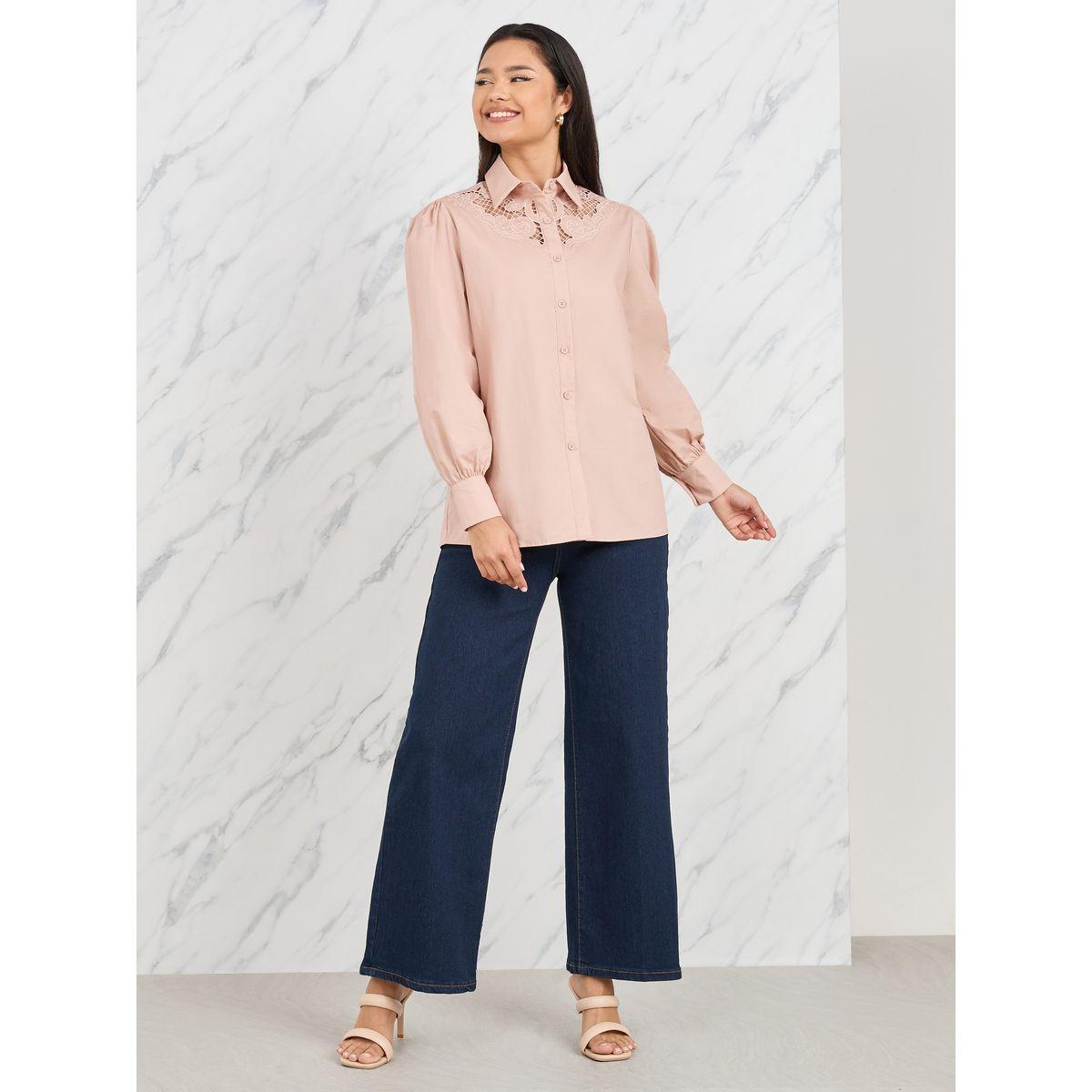 بلوزة واسعة مزينة بفتحات-women-clothing-shirtsandblouses-shirts-image-2