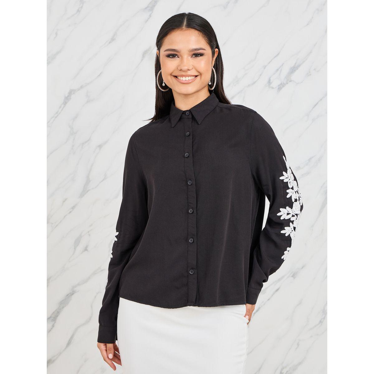 Styli Oversized Embroidered Sleeves Shirt-women-clothing-shirtsandblouses-shirts-image-2
