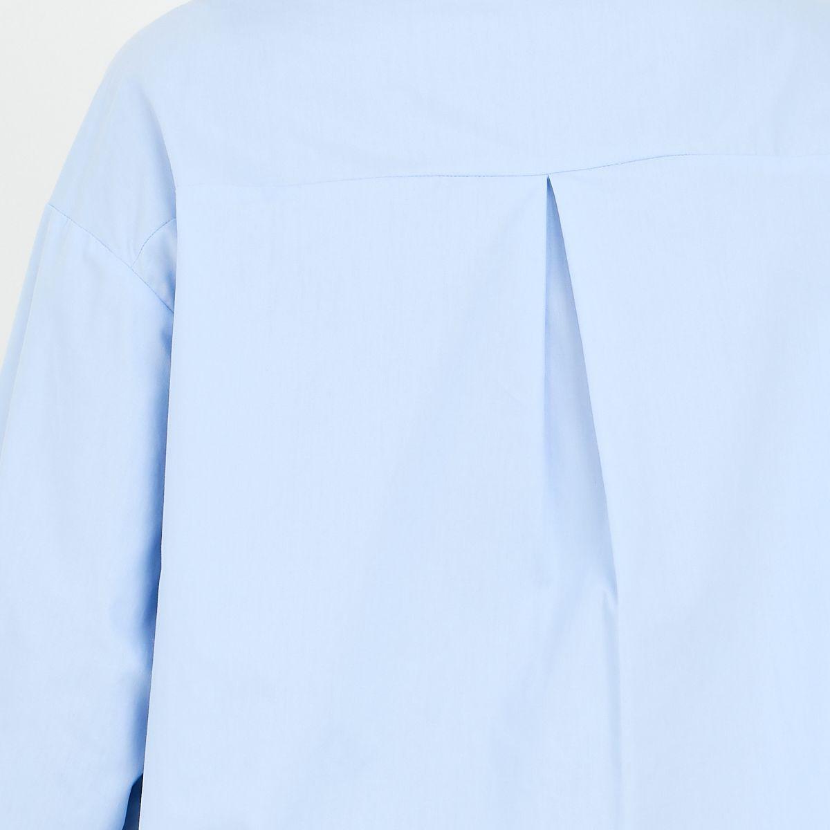 Styli Oversized Pointed Collared Long Sleeve Shirt-women-clothing-shirtsandblouses-shirts-image-4